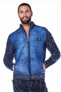 CP127 Stand Collar Men's Winter Knit Cardigan