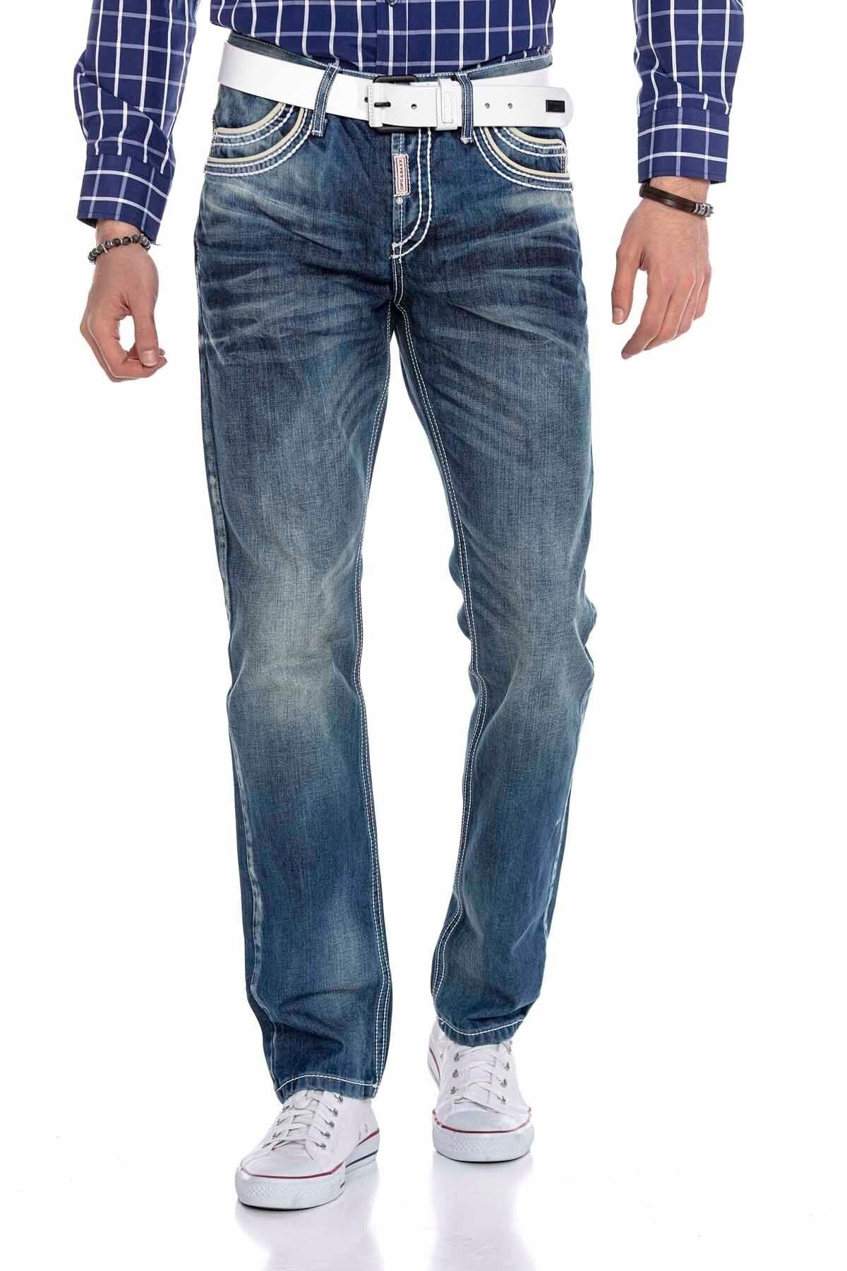 CD184 Double Pocket Stitch Regular Fit Men's Jeans