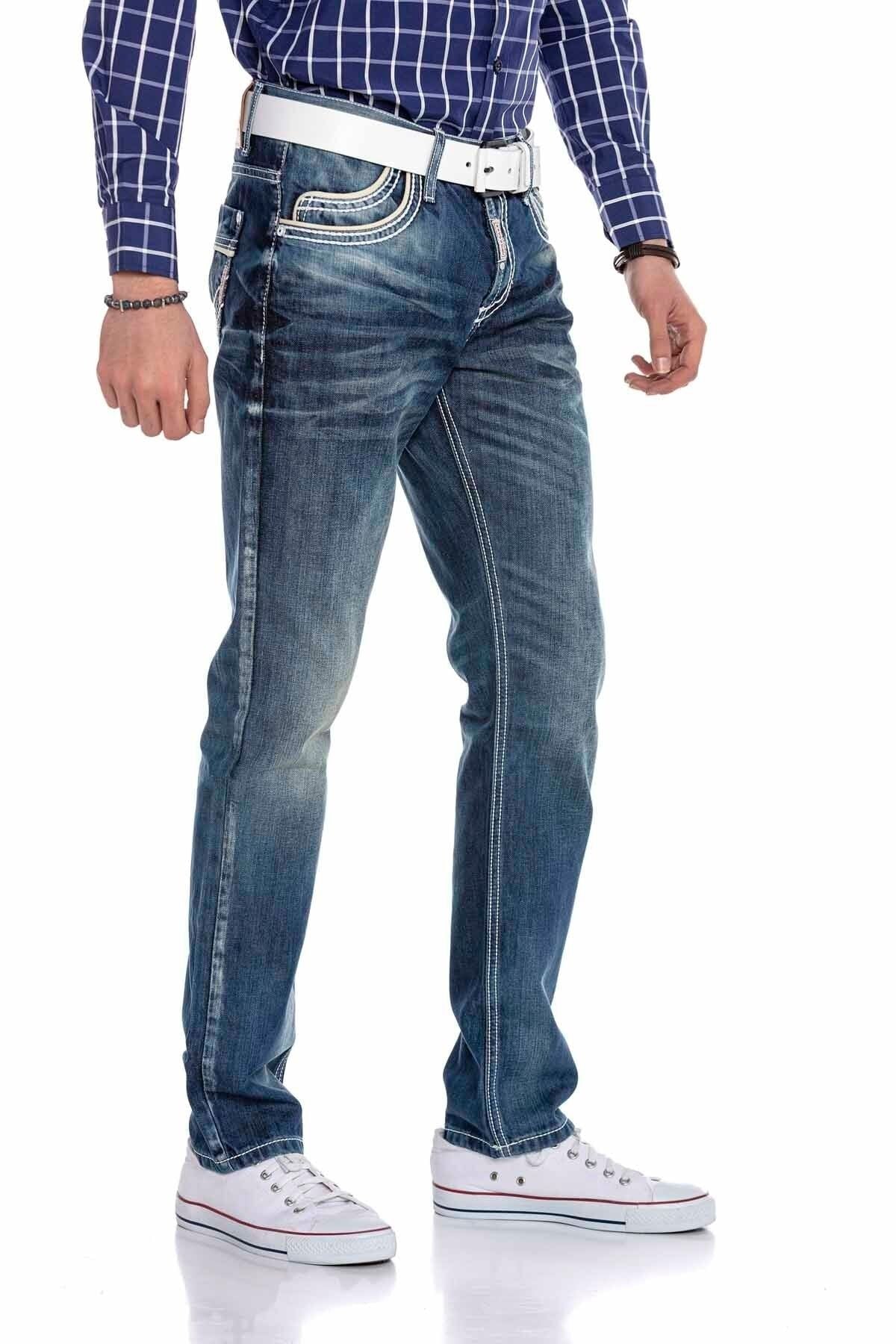 CD184 Double Pocket Stitch Regular Fit Men's Jeans