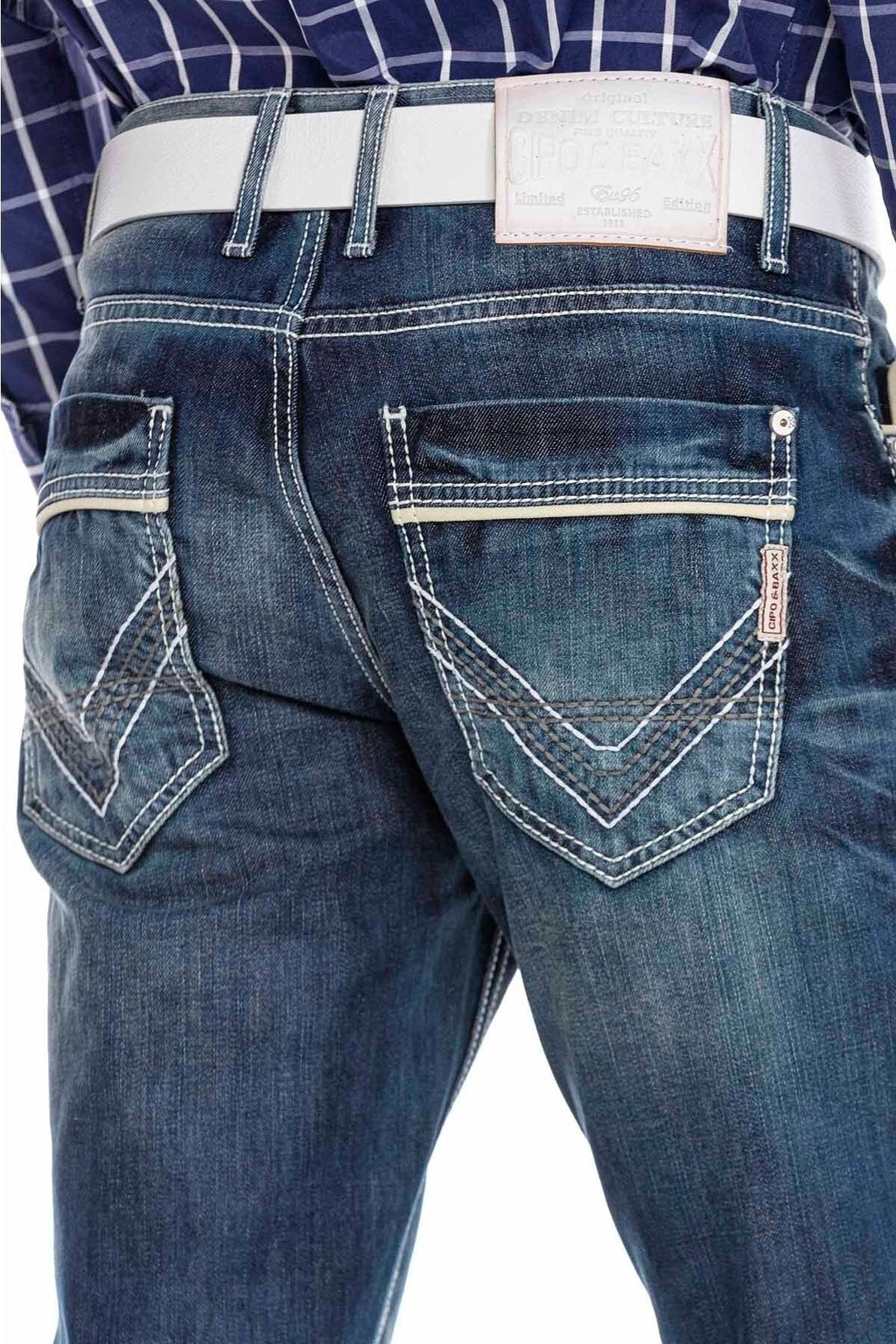CD184 Double Pocket Stitch Regular Fit Men's Jeans