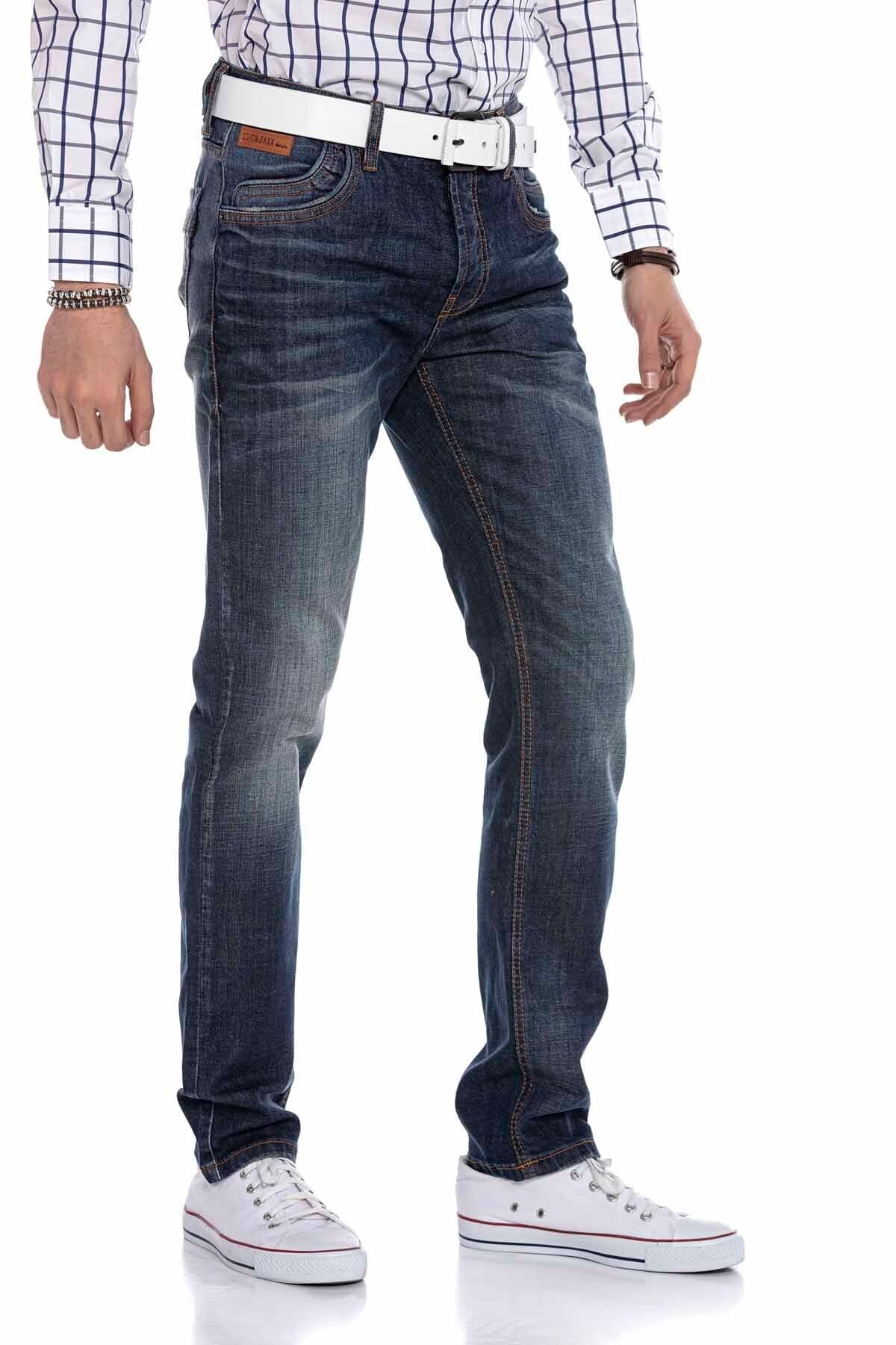 CD186A Nested Pocket Blue Relaxed Men's Jeans