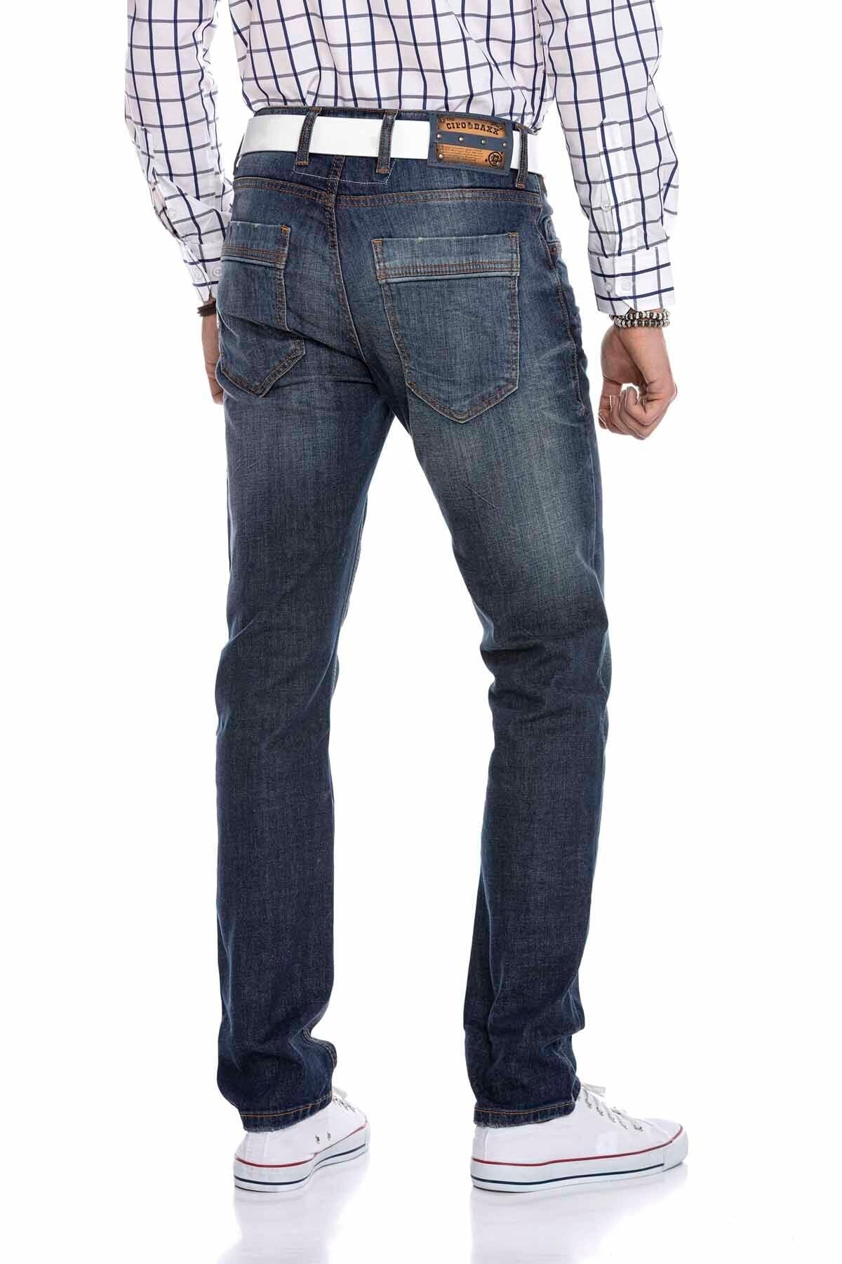 CD186A Nested Pocket Blue Relaxed Men's Jeans
