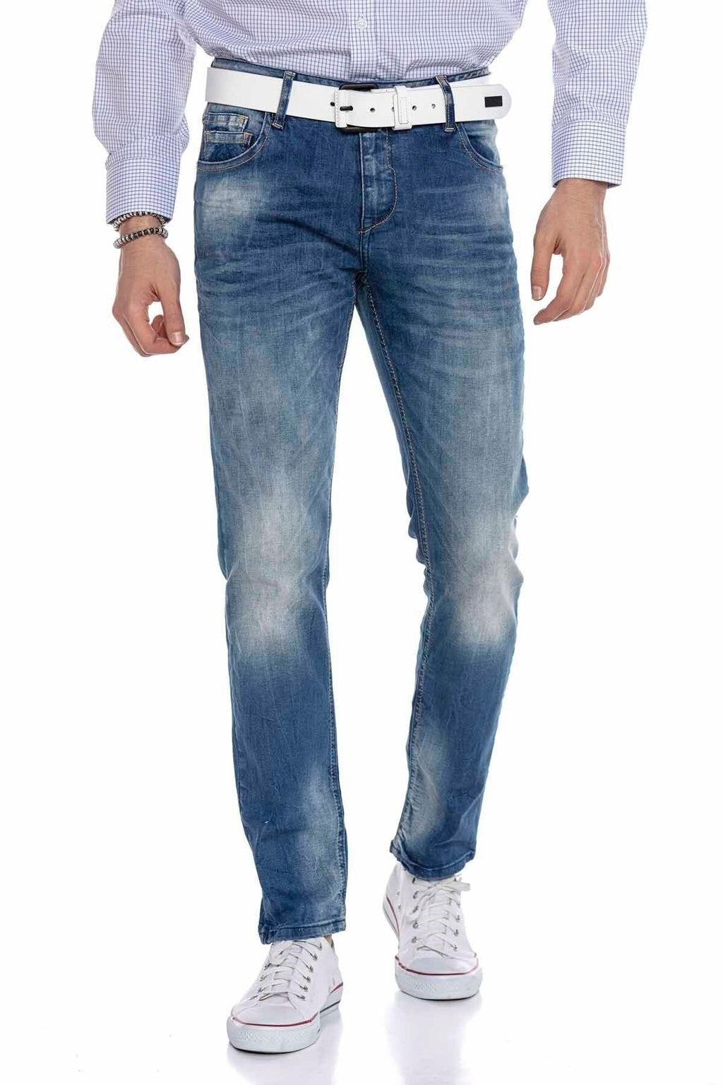 CD319B Light Slim Fit Skinny Leg Men's Jeans