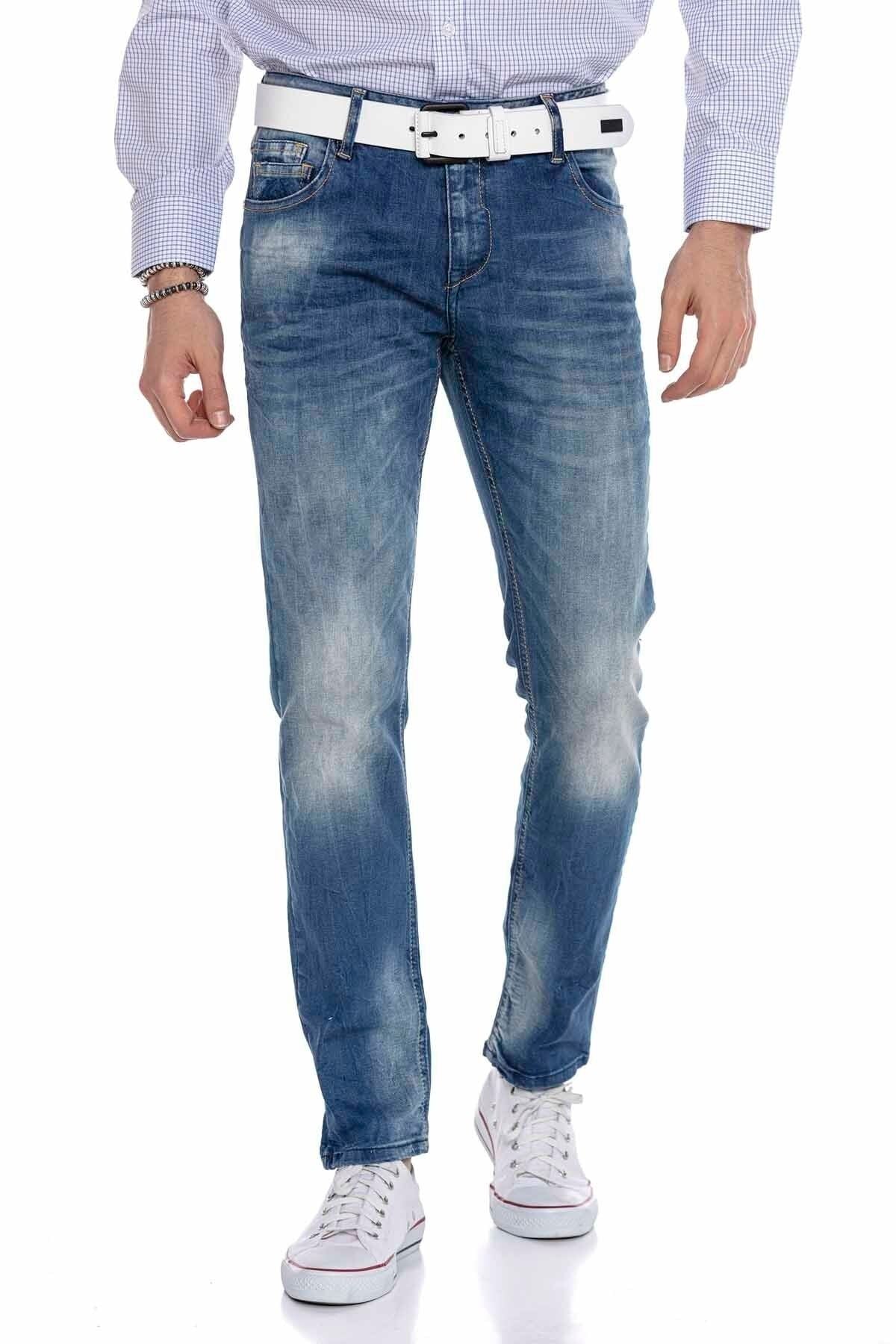 CD319B Light Slim Fit Skinny Leg Men's Jeans