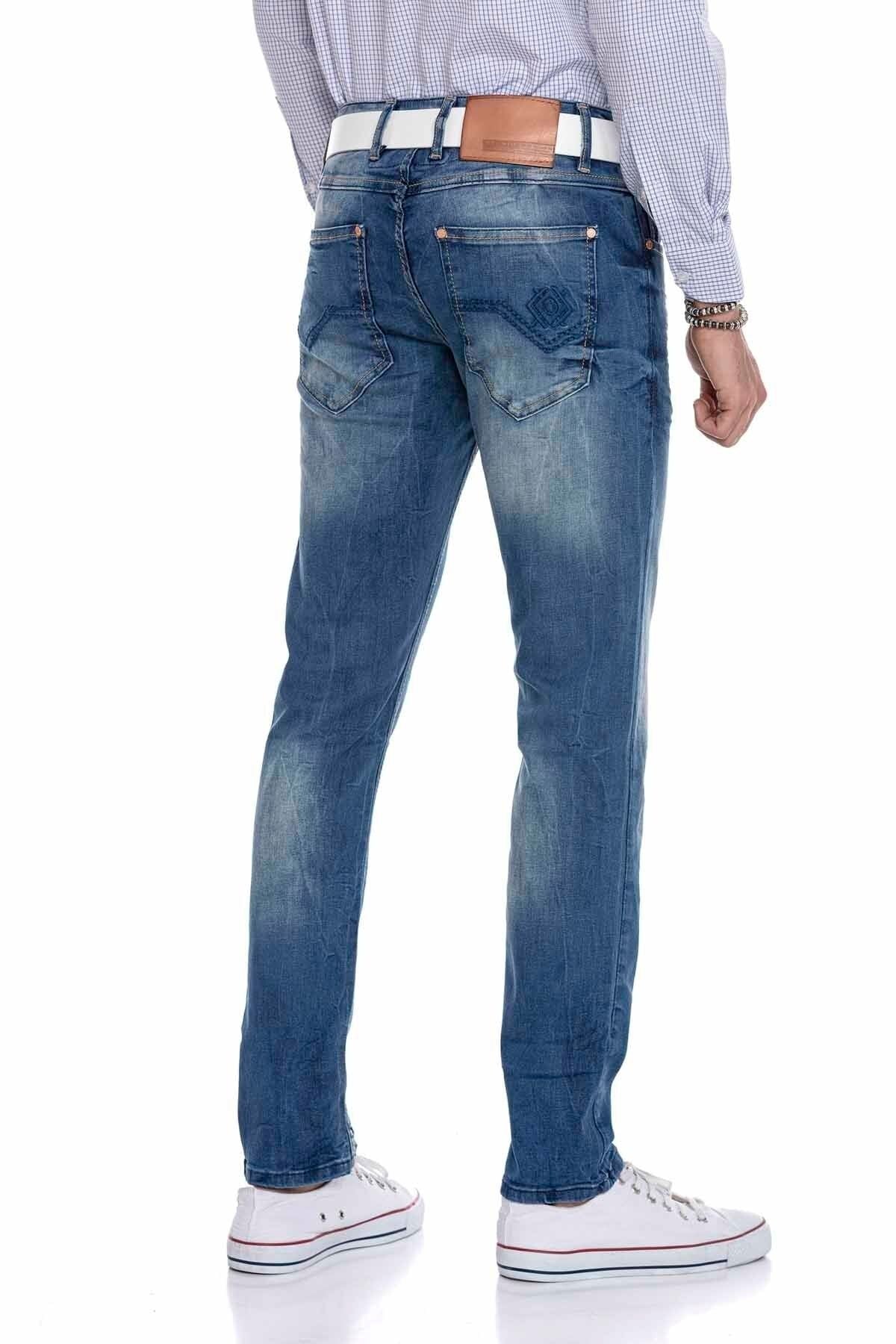 CD319B Light Slim Fit Skinny Leg Men's Jeans