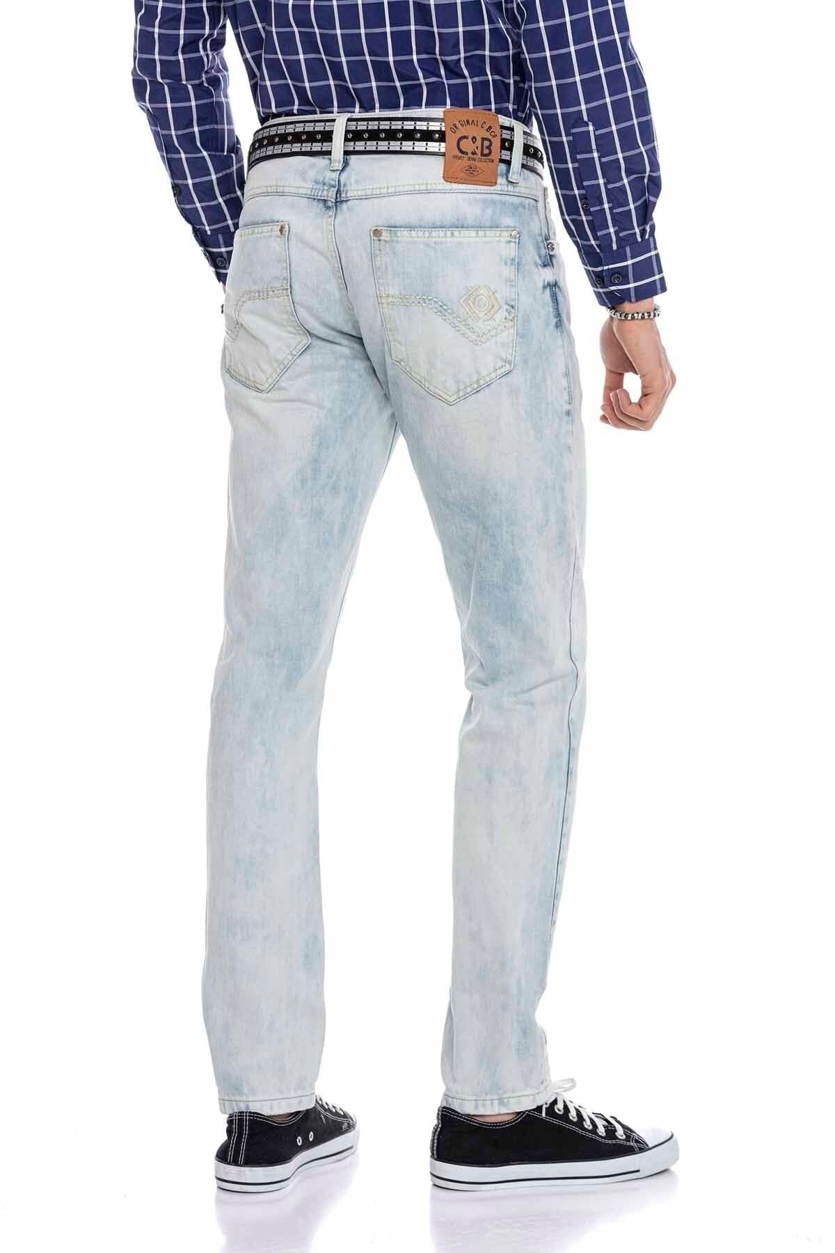 CD319X Ice Blue Skinny Leg Men's Jeans