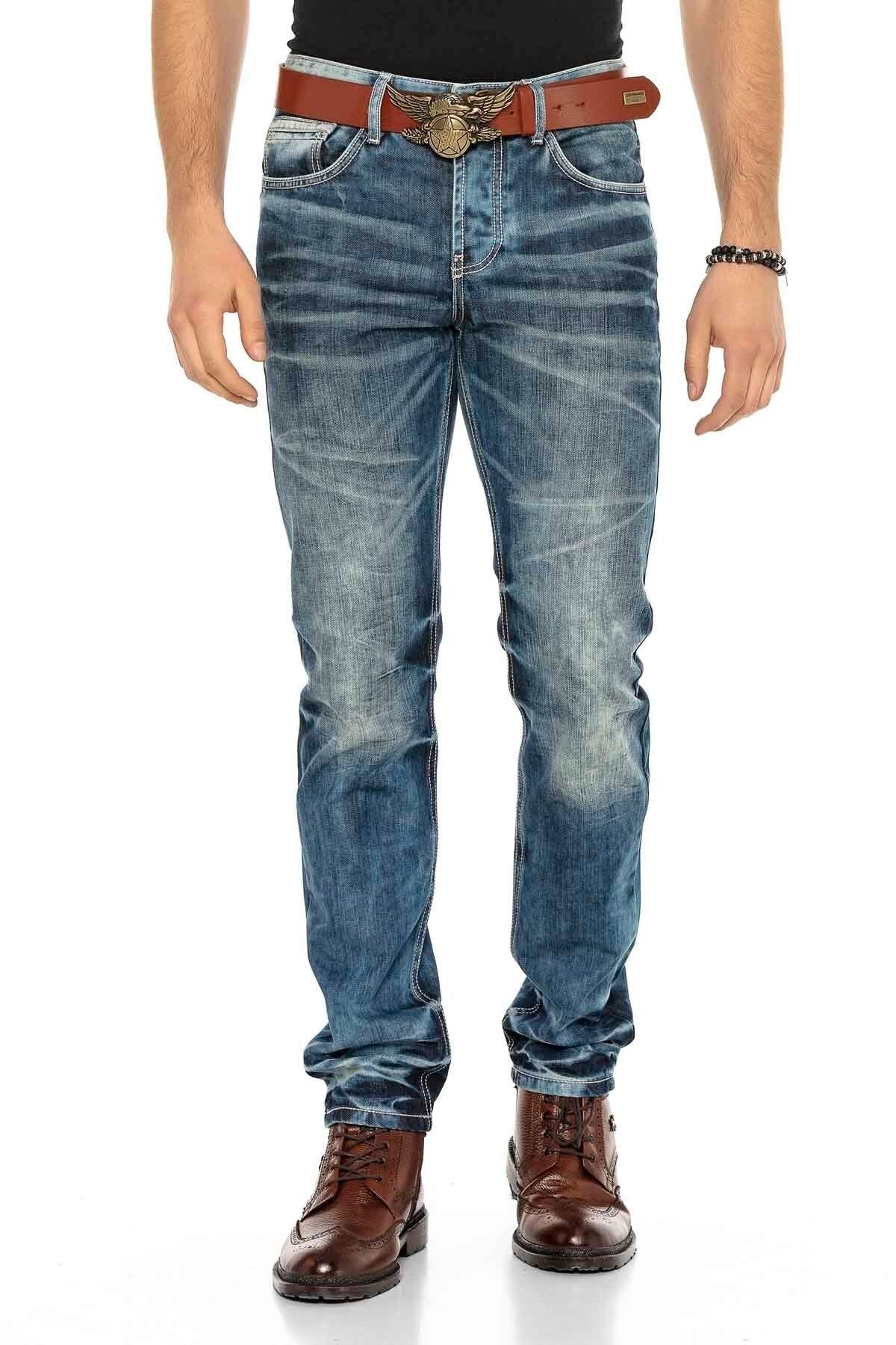 CD328 Washed Regular Fit Men's Jeans