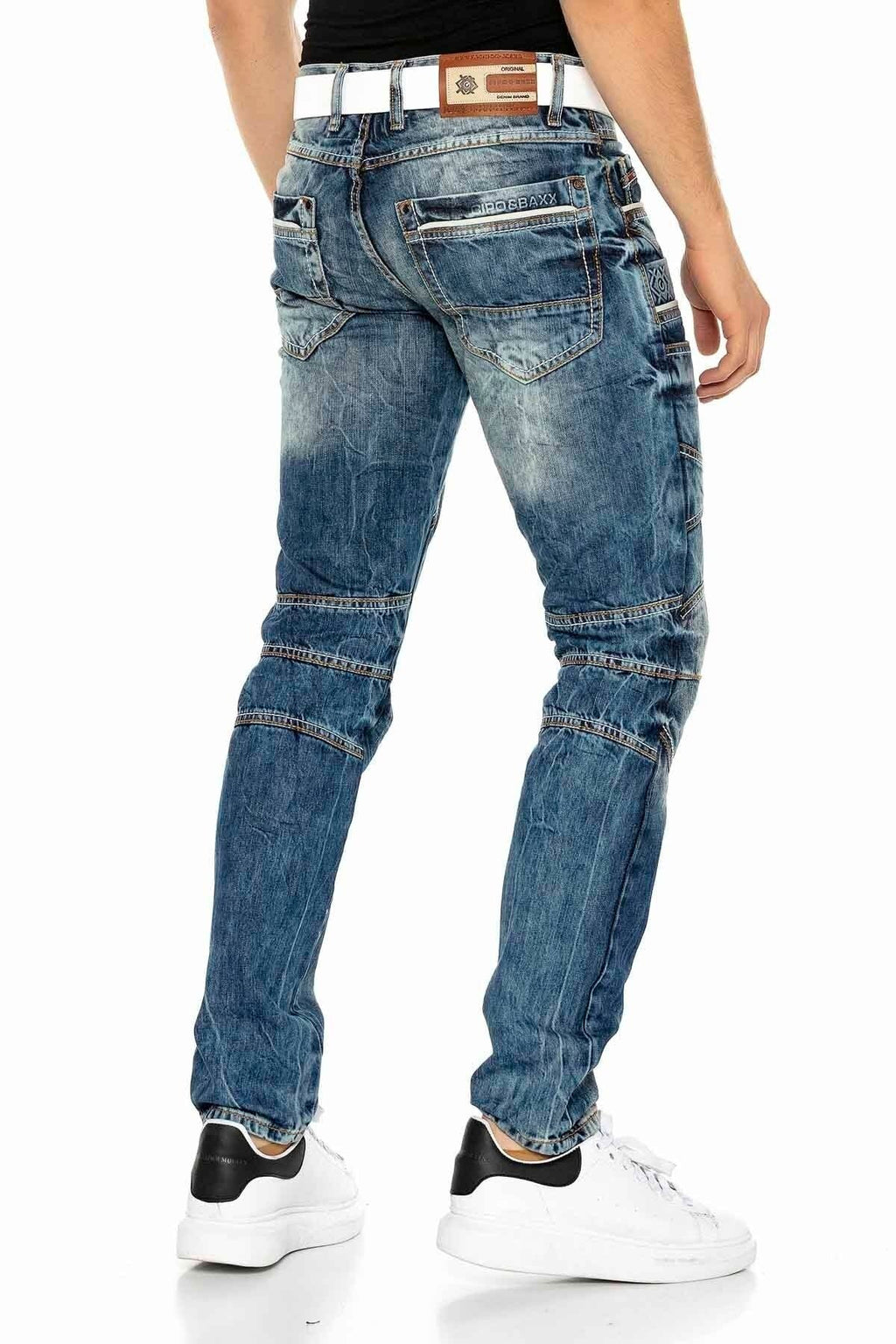 CD391 Wash Effect Men's Jeans