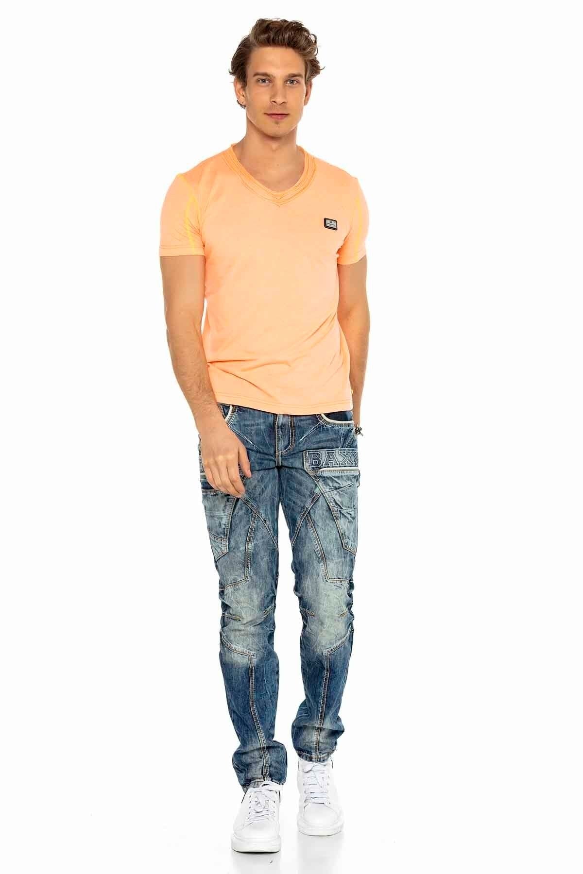 CD391 Wash Effect Men's Jeans