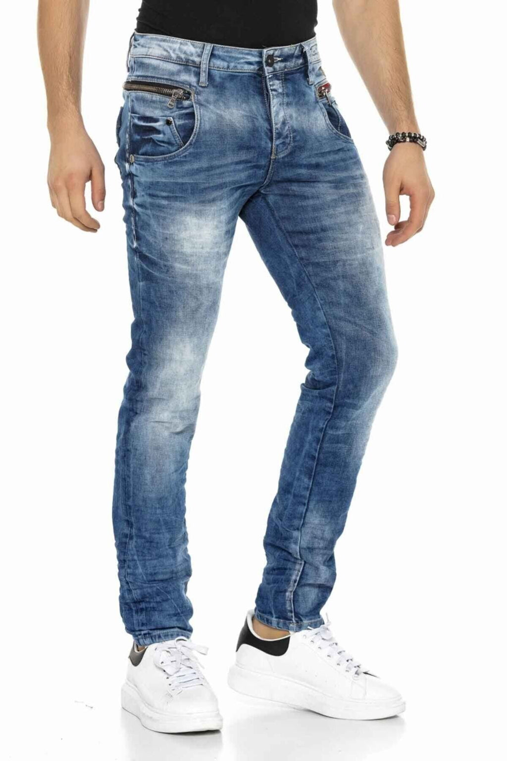 CD394 Modern Design Casual Men's Jeans