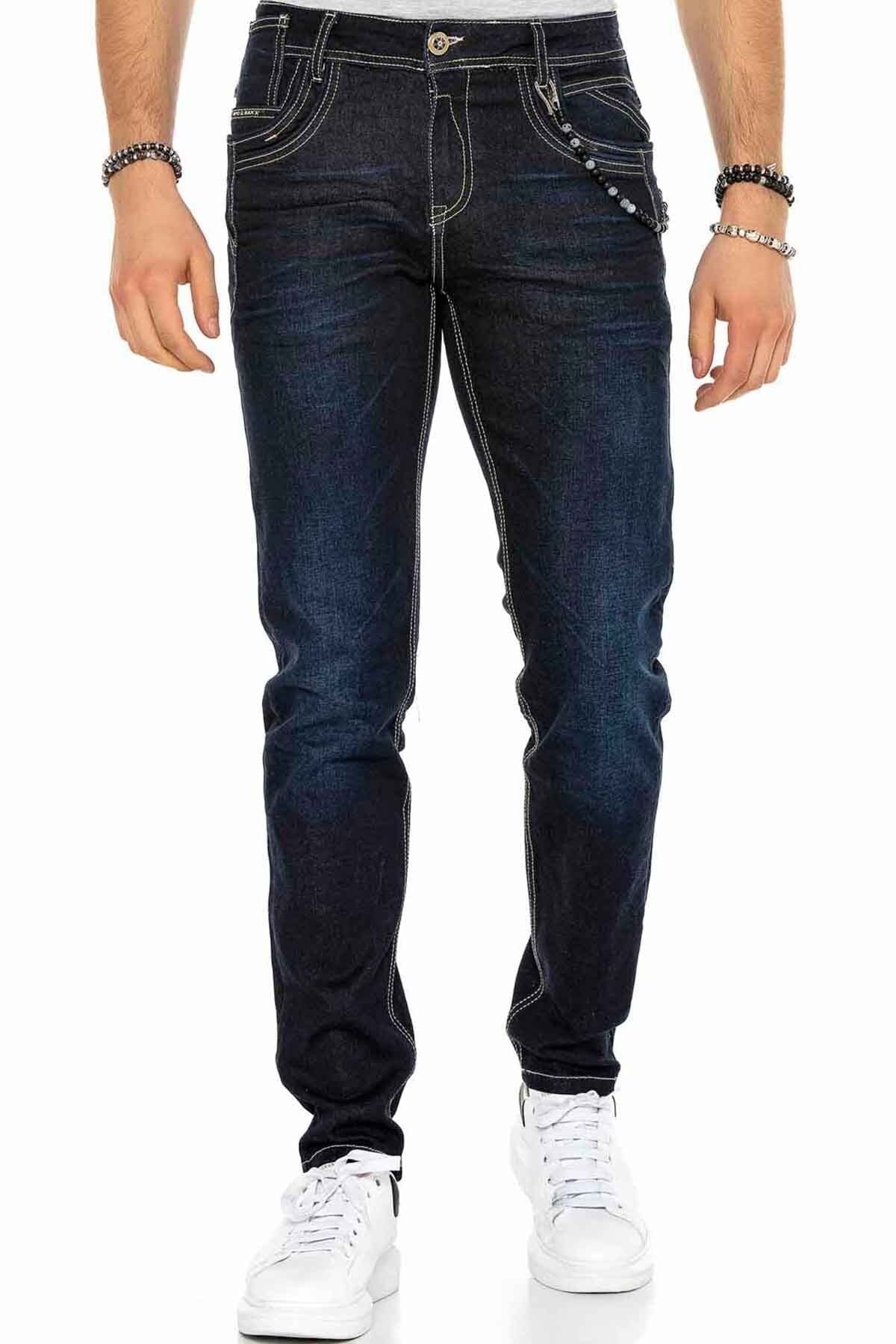 CD395 Contrast Stitch Men's Jeans