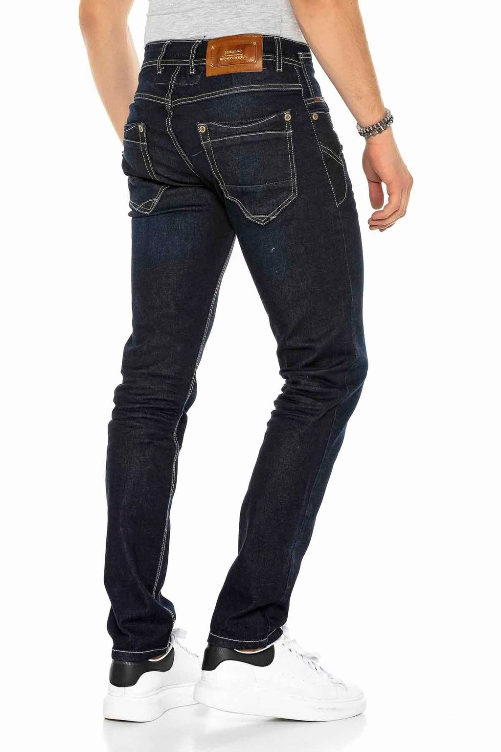 CD395 Contrast Stitch Men's Jeans