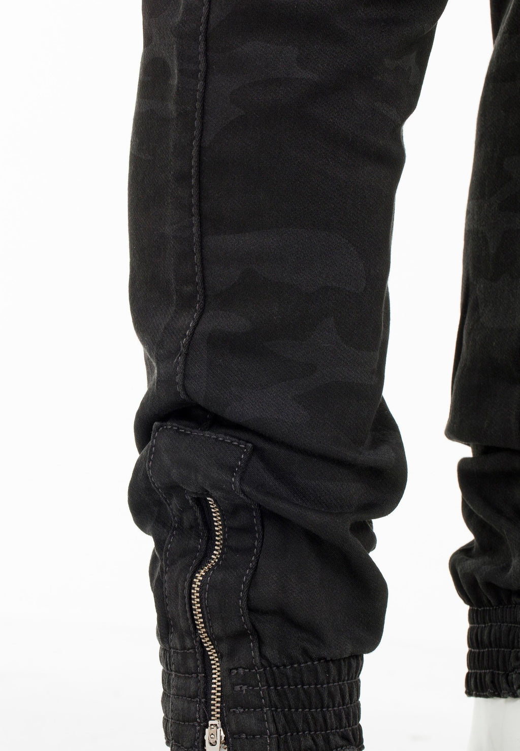 CD422 Cargo Pocket Elastic Skinny Camo Pants