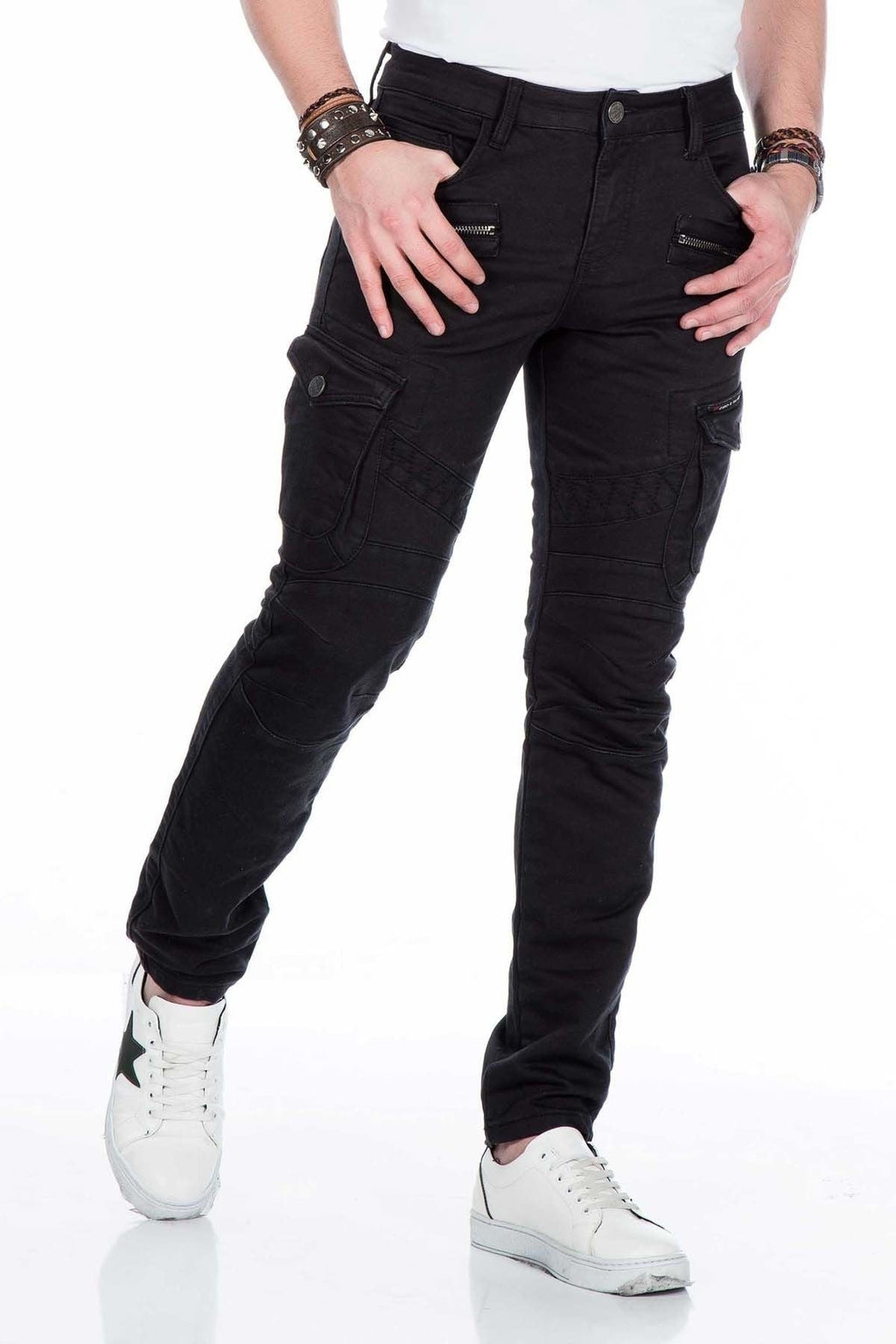 CD424 Cargo Pocket Skinny Men's Pants