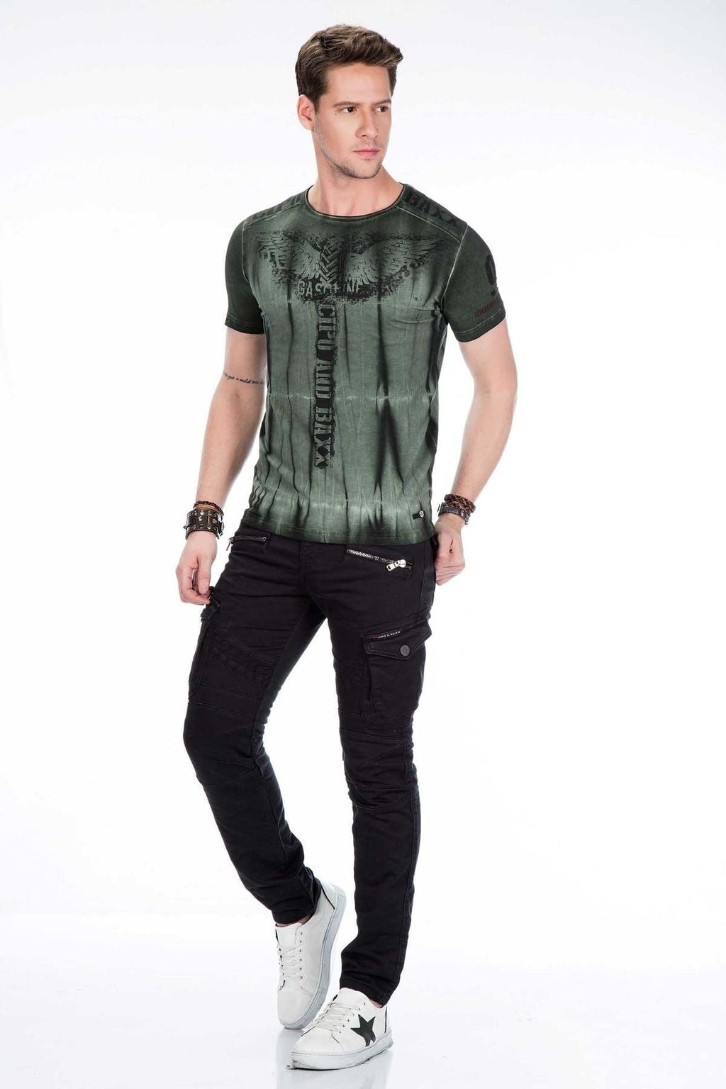 CD424 Cargo Pocket Skinny Men's Pants