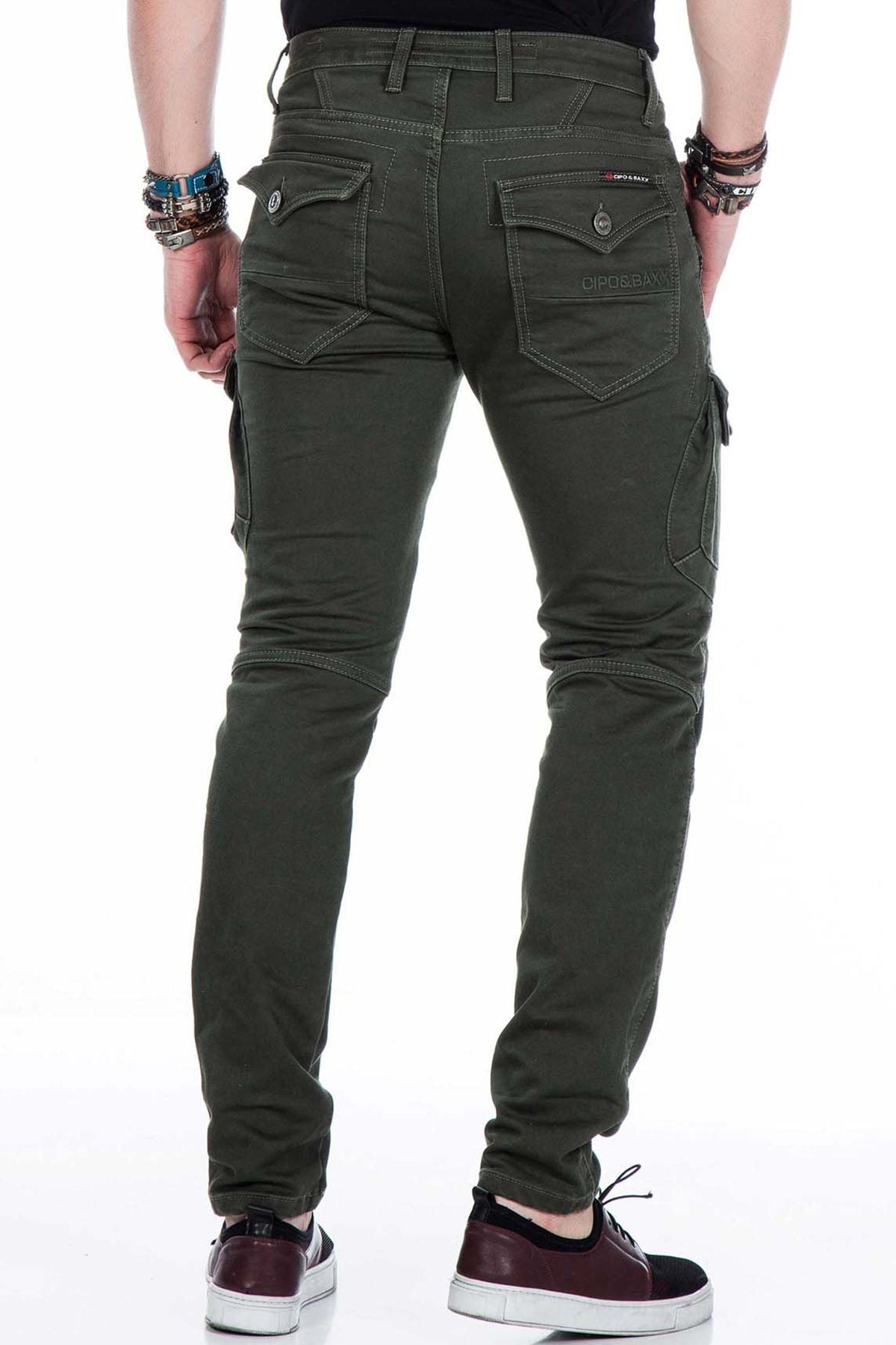 CD424 Cargo Pocket Skinny Men's Pants