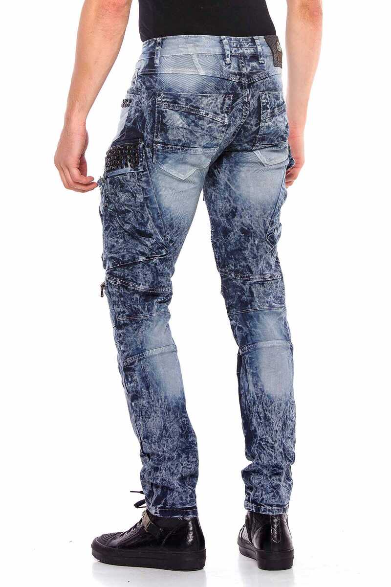 CD494 Rock Star Biker Men's Pants