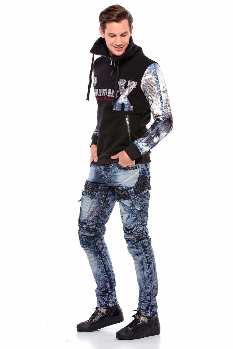CD494 Rock Star Biker Men's Pants