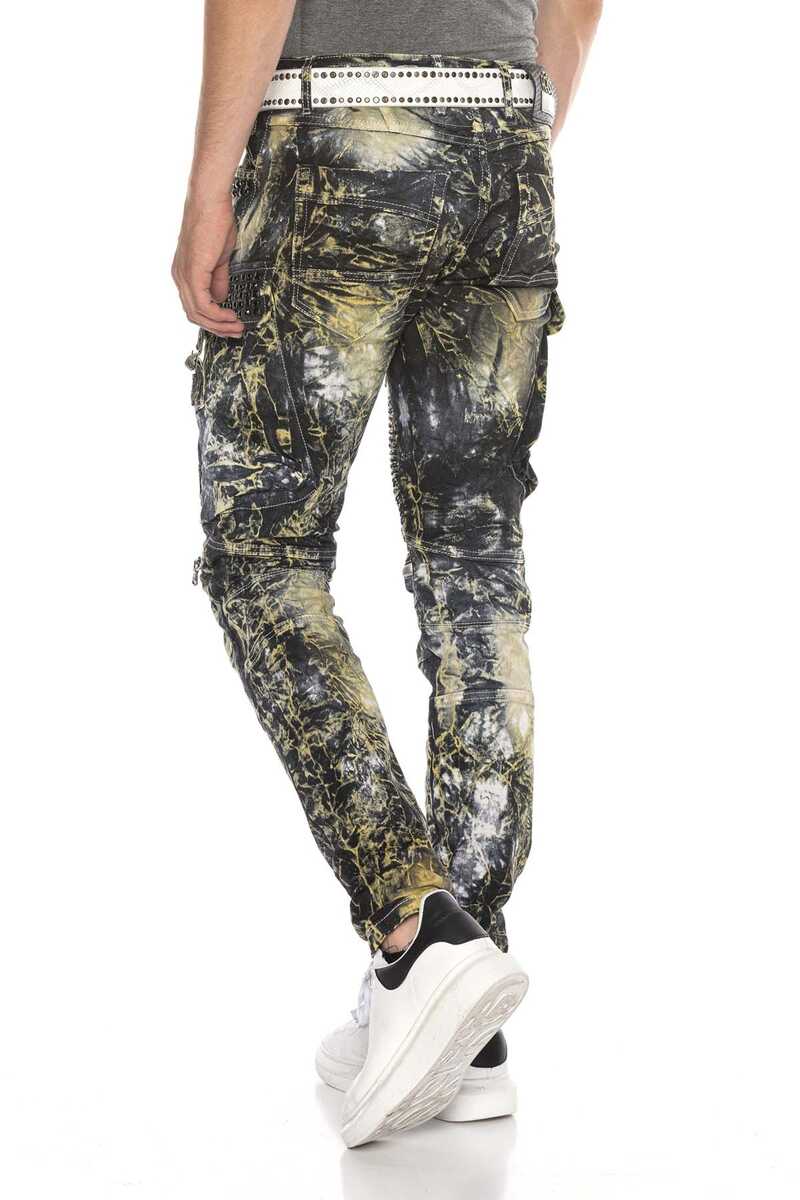 CD494 Rock Star Biker Men's Pants