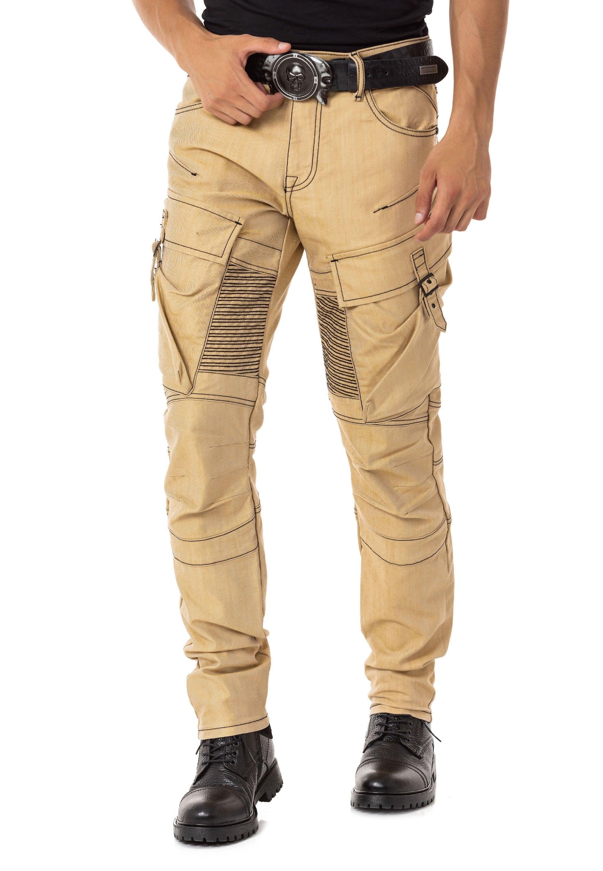 CD523 Cargo Pocket Baggy Hip Hop Men's Jeans