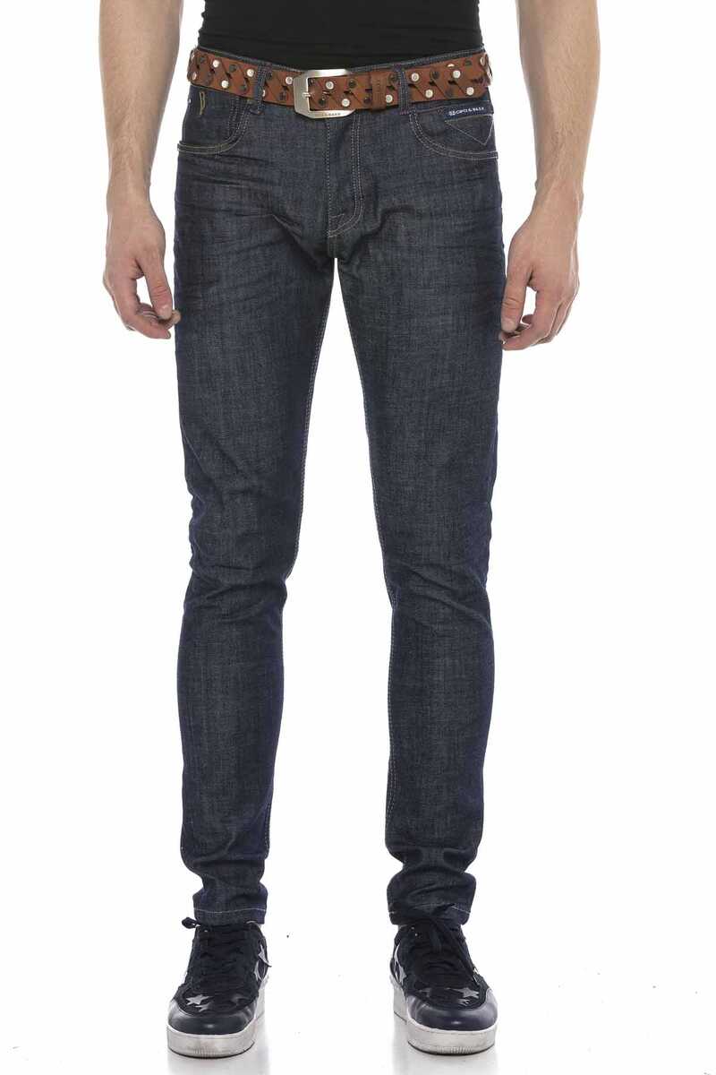 CD538 Small Pocket Detail Relaxed Fit Jeans