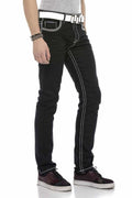 CD553 Embroidered Pocket Detail Jeans
