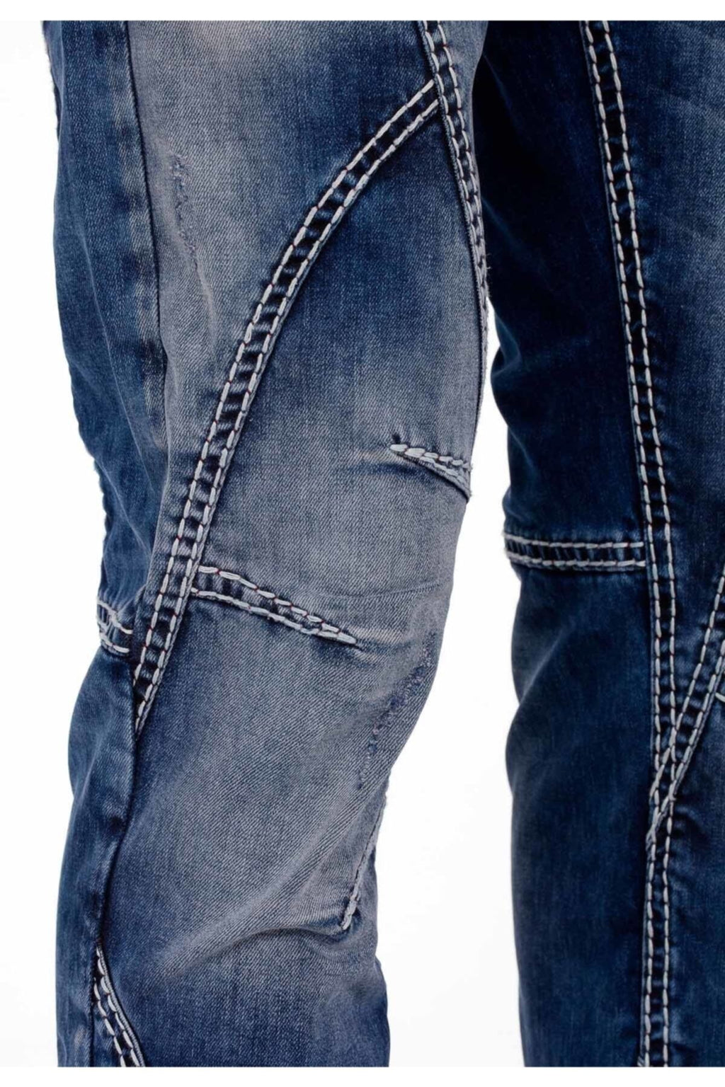 CD563 Paneled Stitch Regular Fit Jeans