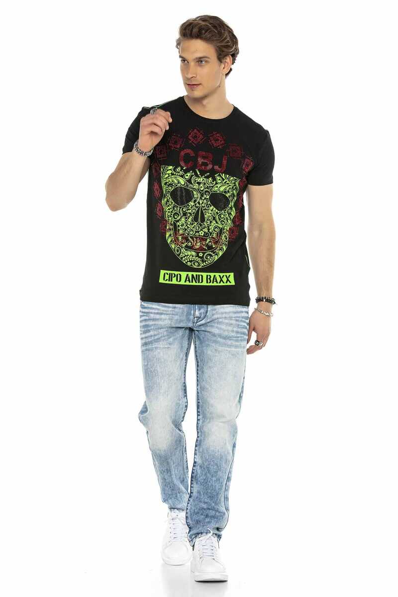 CD616 Pocket Detail Relaxed Fit Men's Jeans