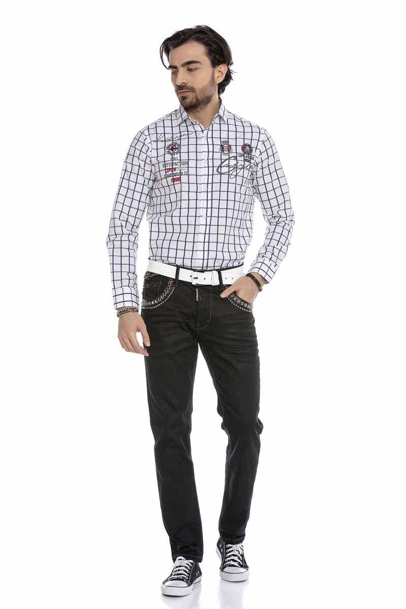CD663 Embroidered Men's Jeans