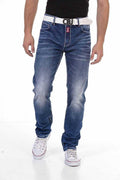 CD704 Regular Fit Labeled Men's Jeans