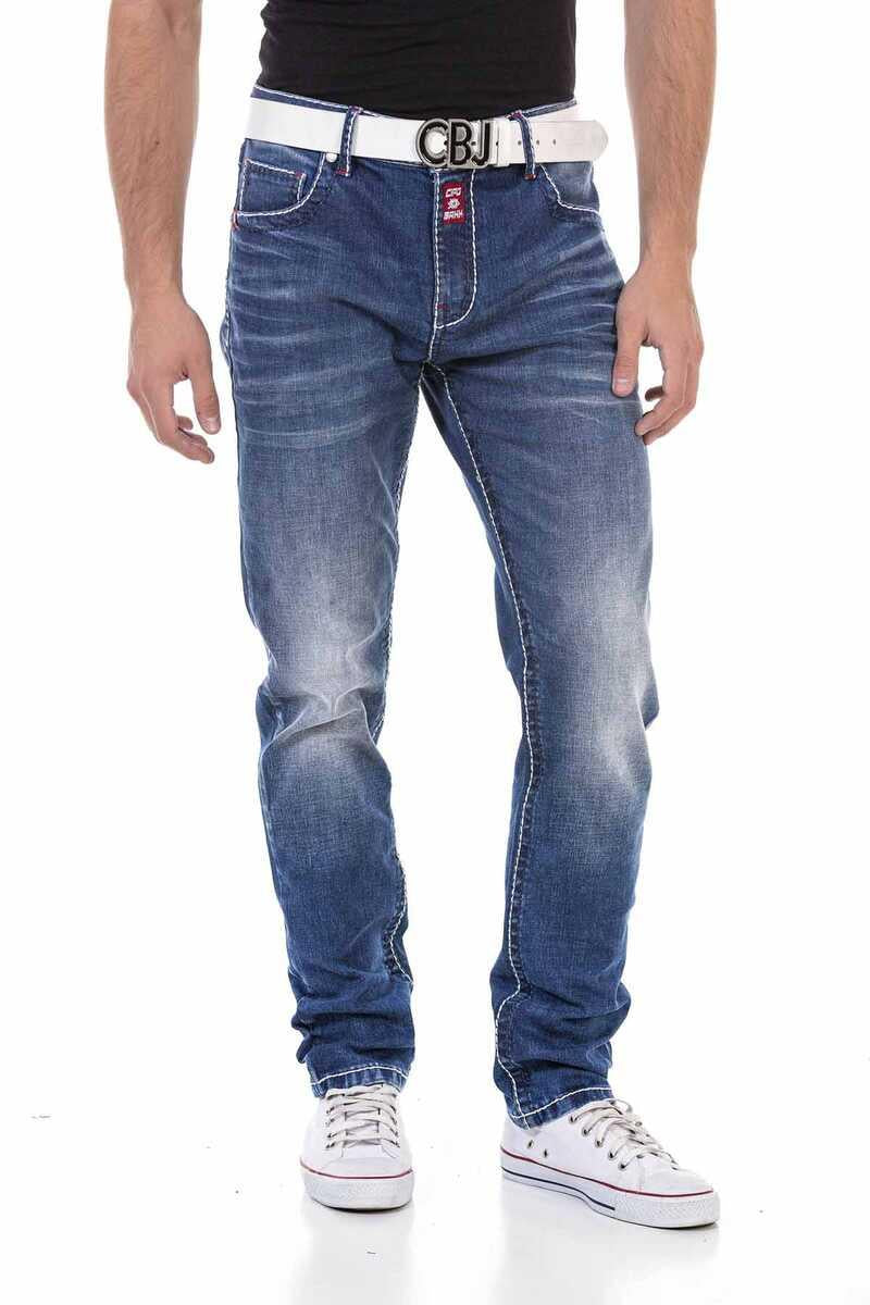 CD704 Regular Fit Labeled Men's Jeans