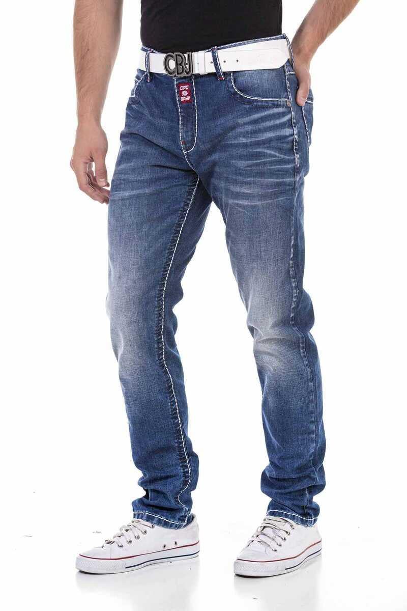 CD704 Regular Fit Labeled Men's Jeans