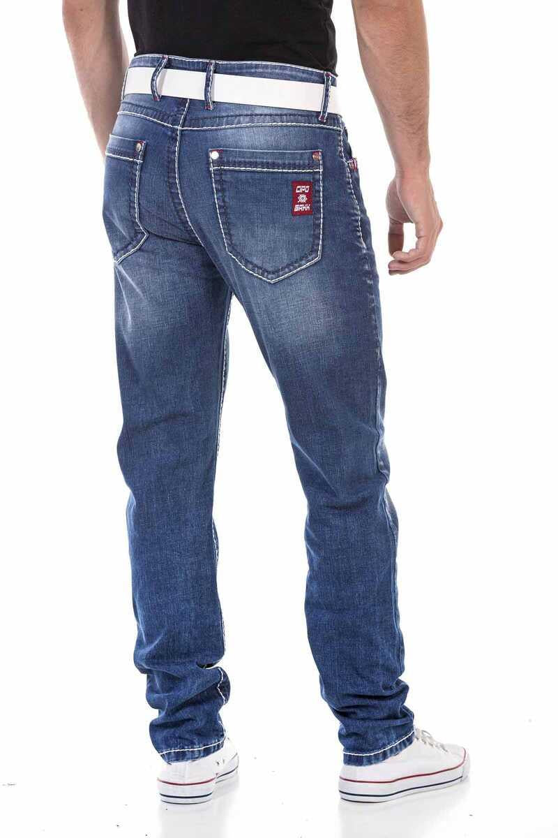CD704 Regular Fit Labeled Men's Jeans
