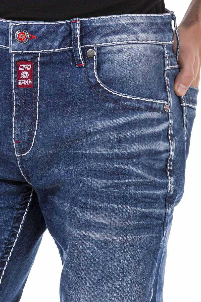 CD704 Regular Fit Labeled Men's Jeans