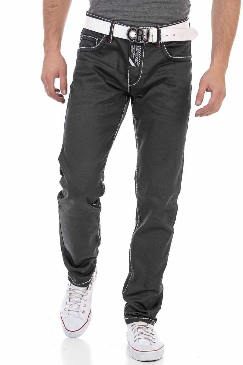 CD710 Basic Contrast Stitch Men's Pants
