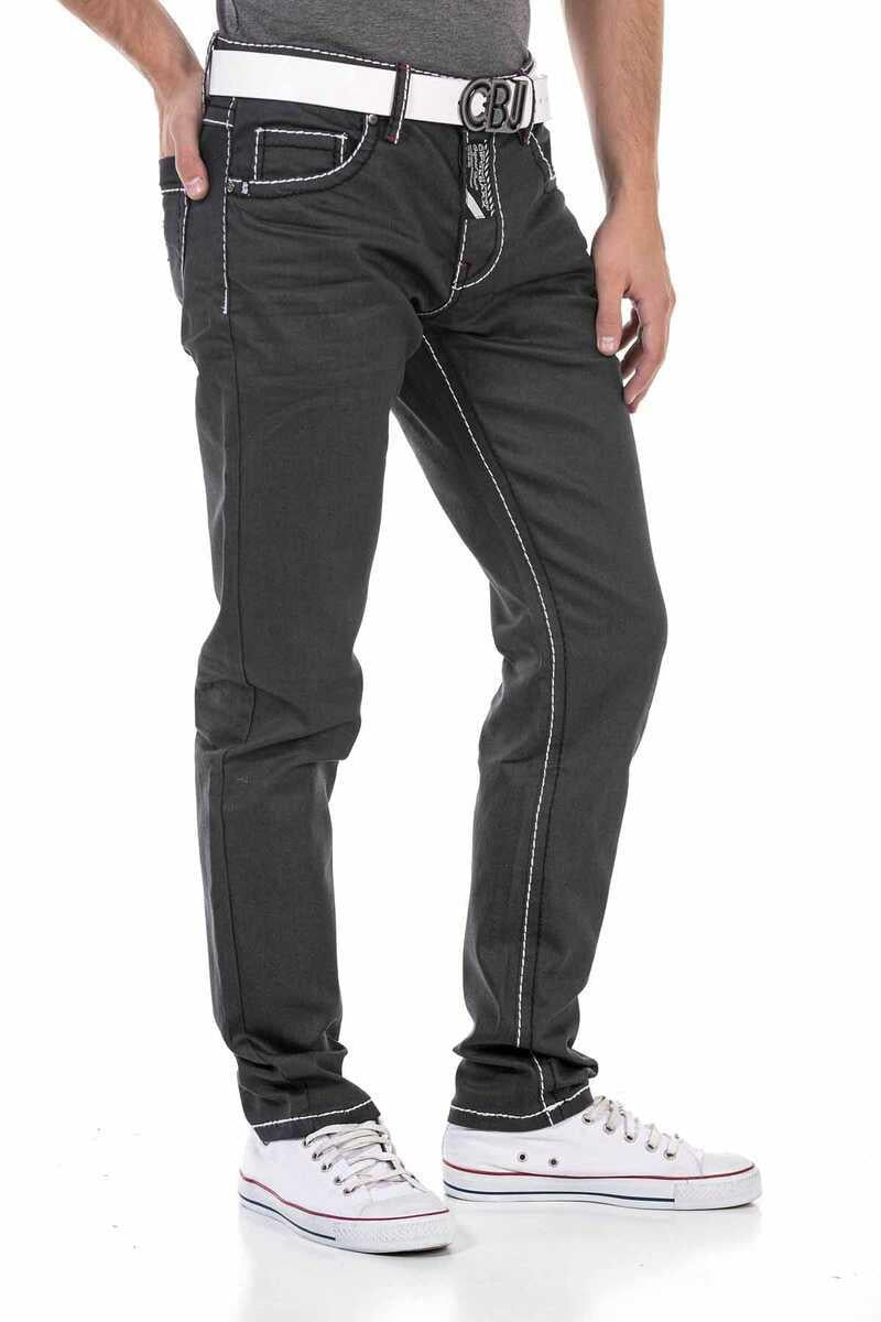 CD710 Basic Contrast Stitch Men's Pants