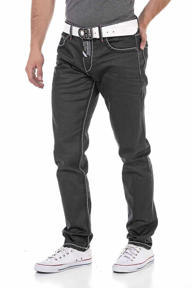 CD710 Basic Contrast Stitch Men's Pants