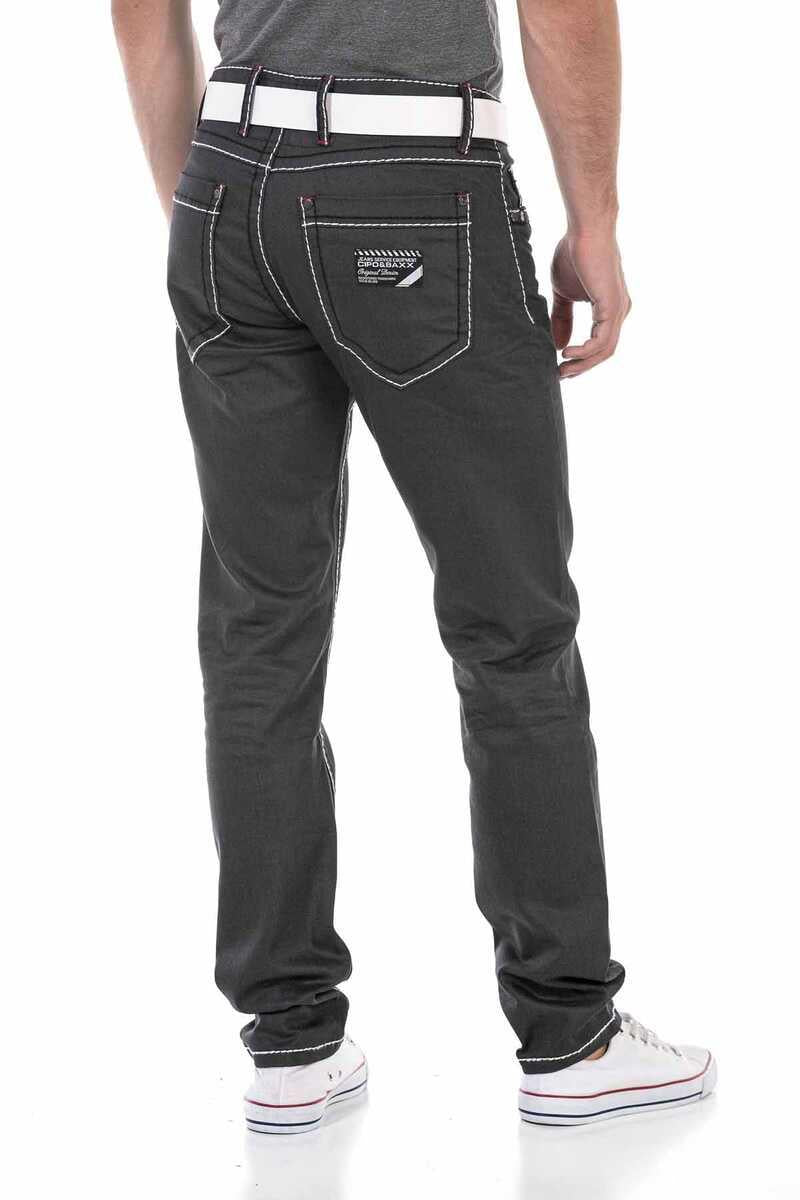 CD710 Basic Contrast Stitch Men's Pants