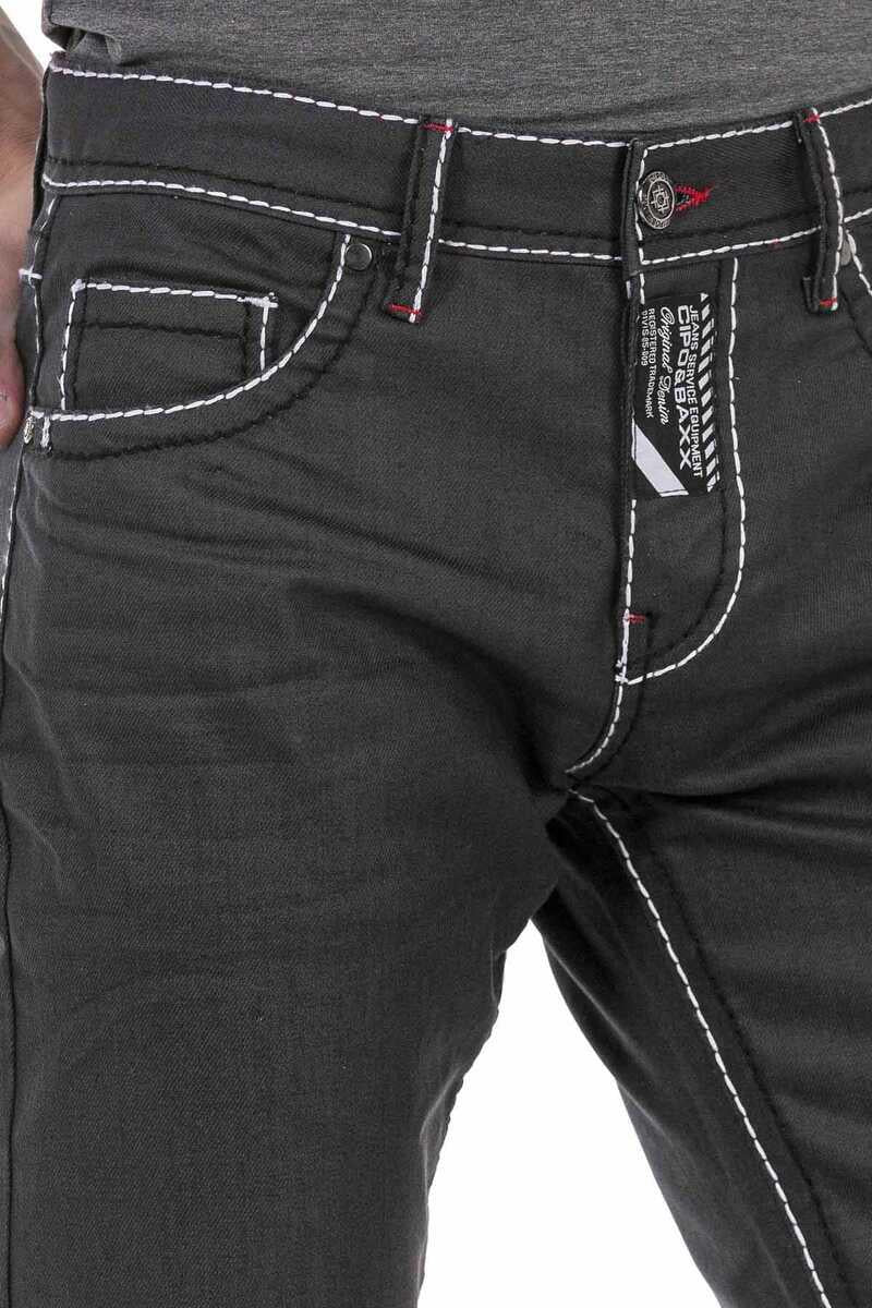 CD710 Basic Contrast Stitch Men's Pants