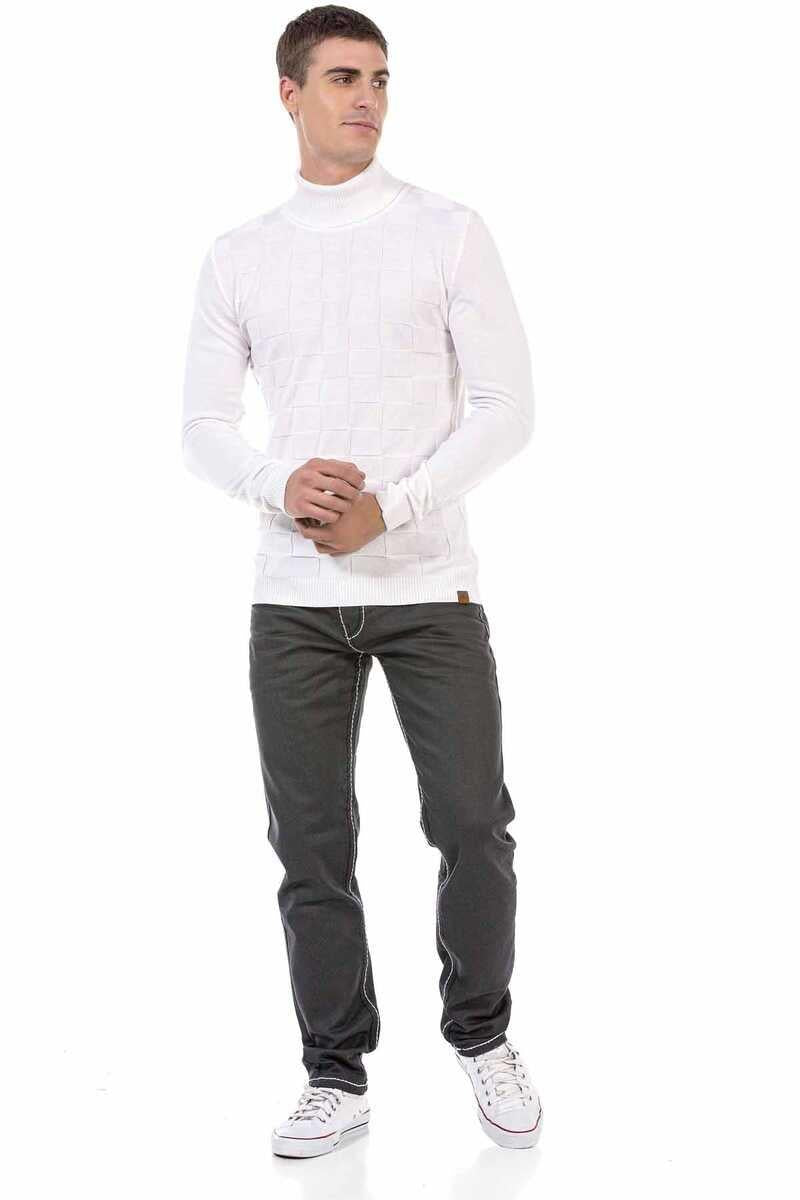 CD710 Basic Contrast Stitch Men's Pants