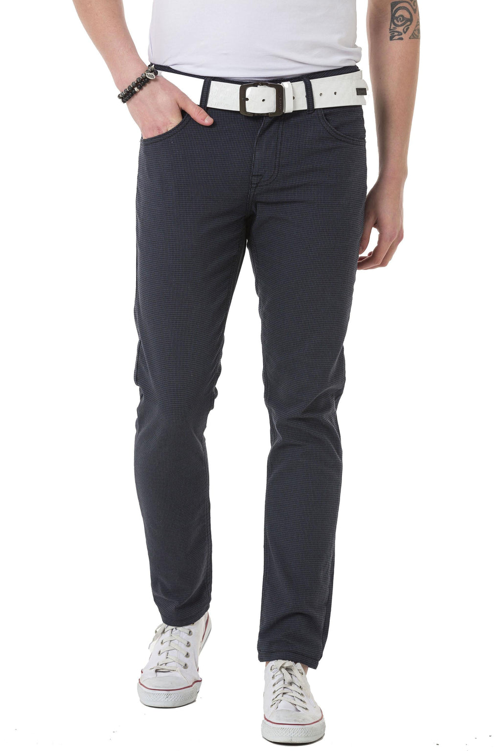 CD724 Slim Fit Basic Men's Linen Pants