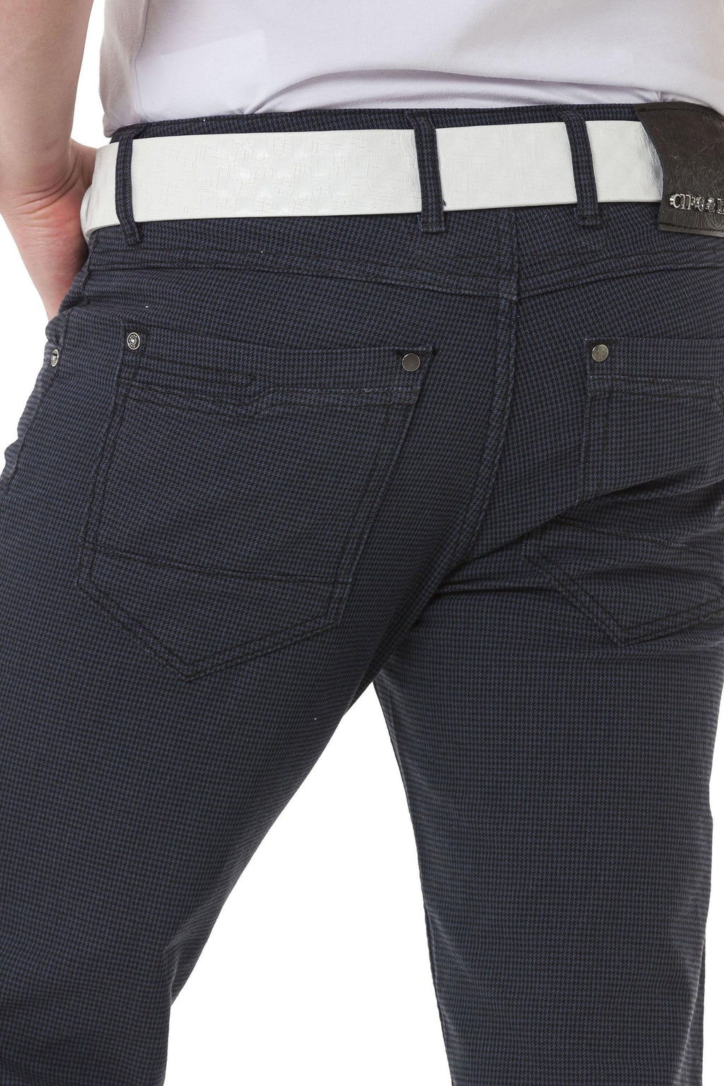CD724 Slim Fit Basic Men's Linen Pants