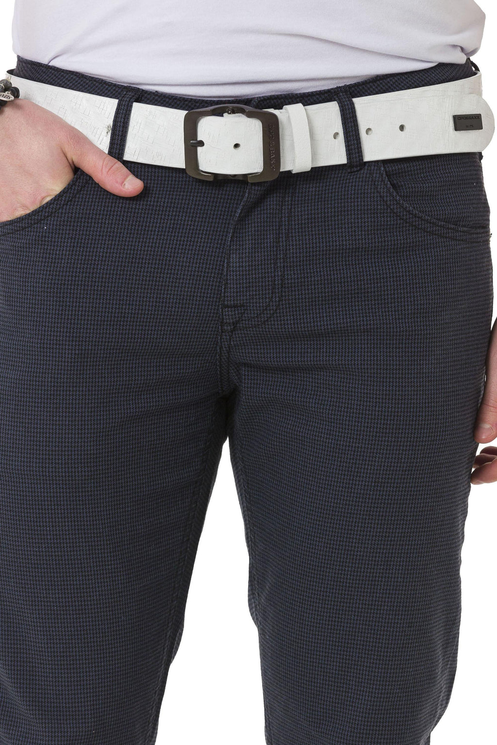 CD724 Slim Fit Basic Men's Linen Pants