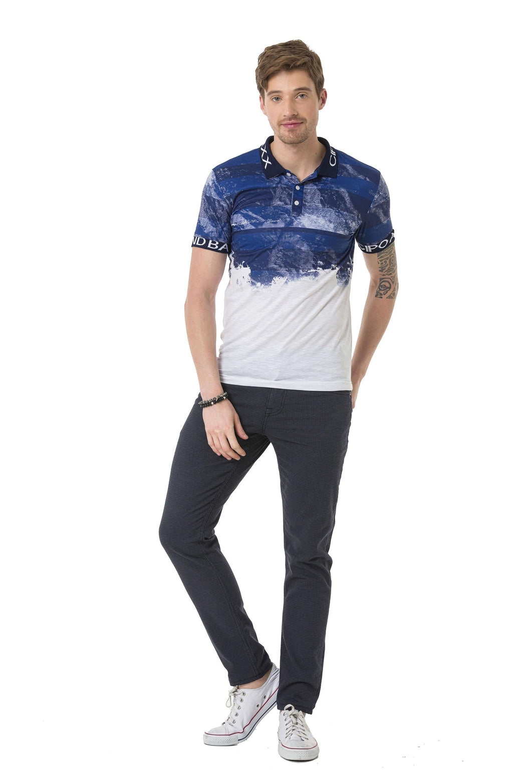 CD724 Slim Fit Basic Men's Linen Pants