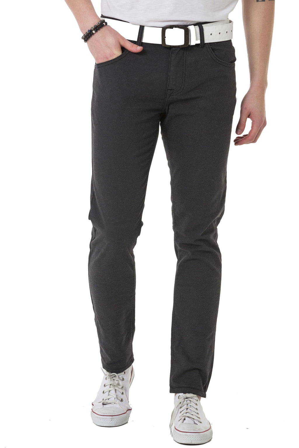 CD724 Slim Fit Basic Men's Linen Pants