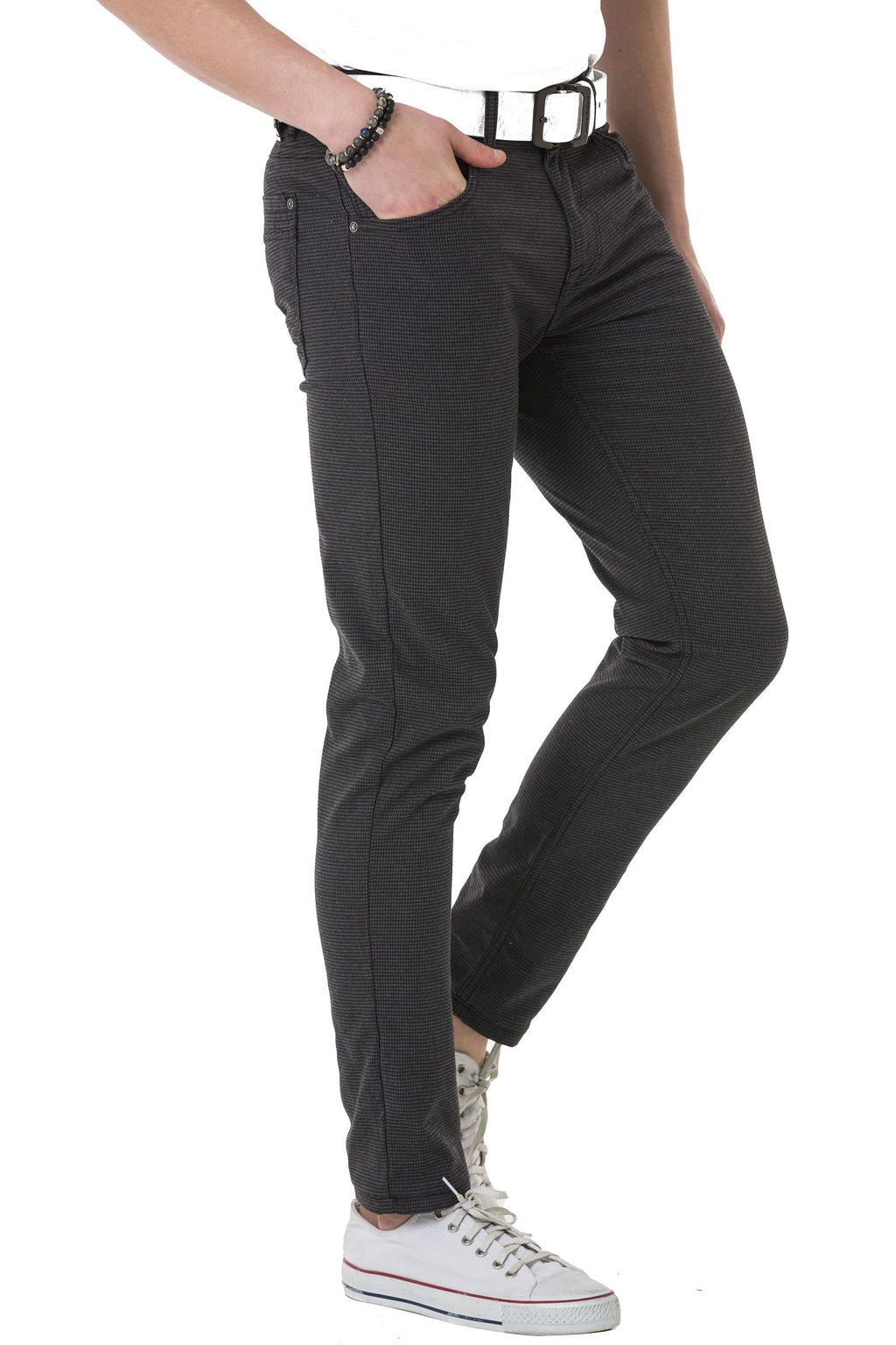 CD724 Slim Fit Basic Men's Linen Pants