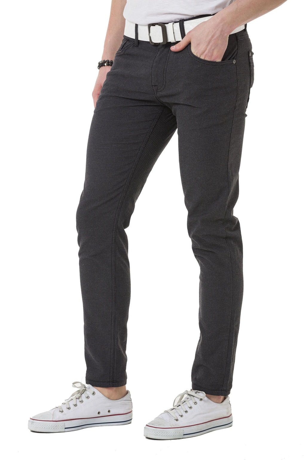 CD724 Slim Fit Basic Men's Linen Pants
