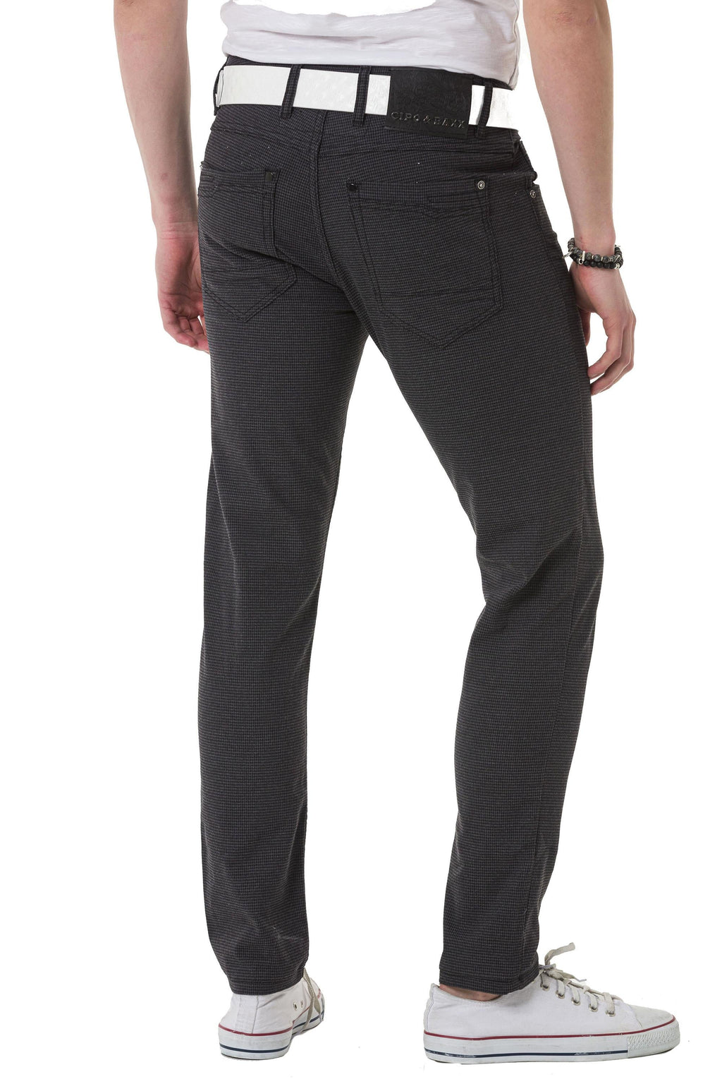 CD724 Slim Fit Basic Men's Linen Pants