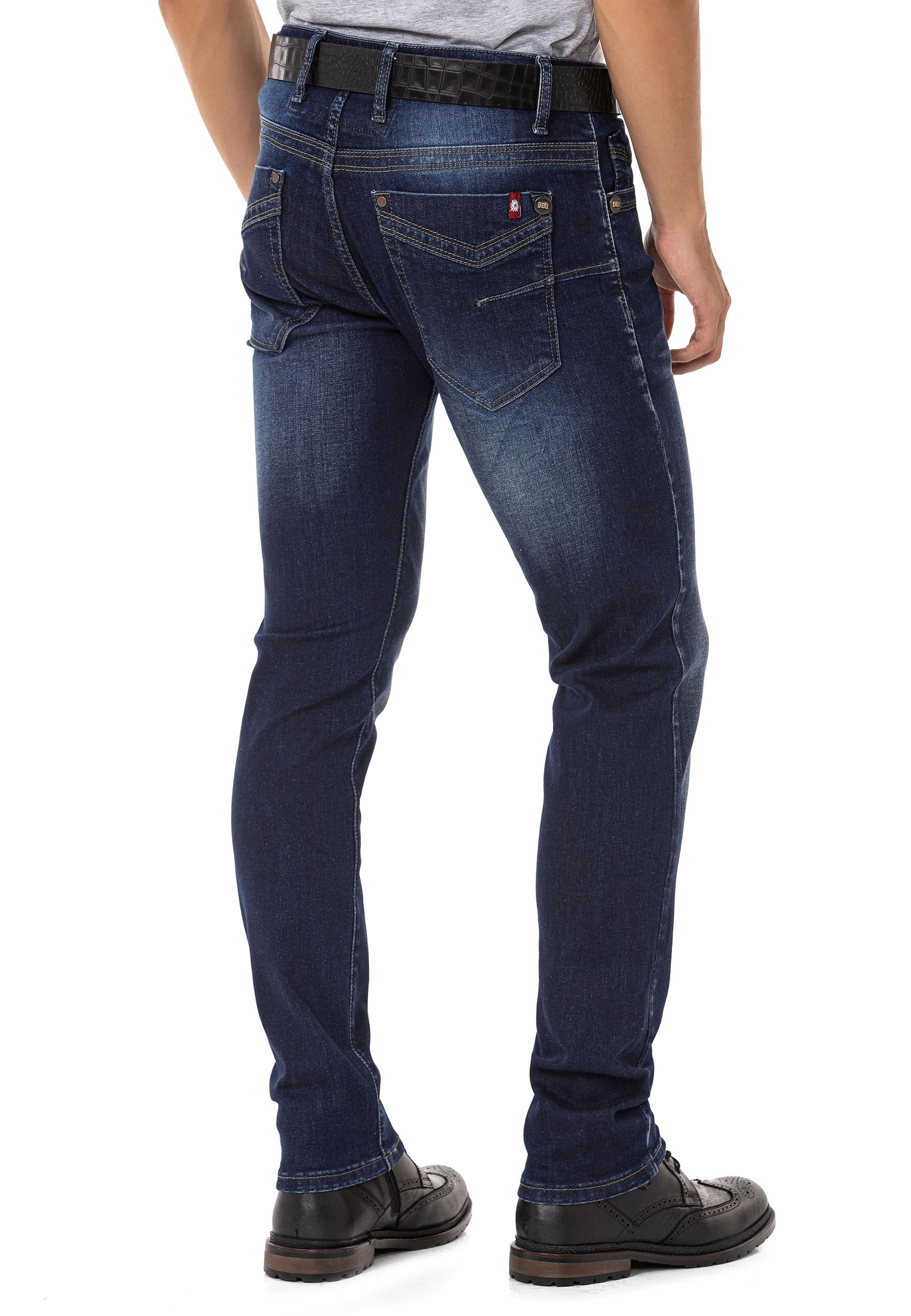 CD811 Velvet-Look Ribbed Men's Pants