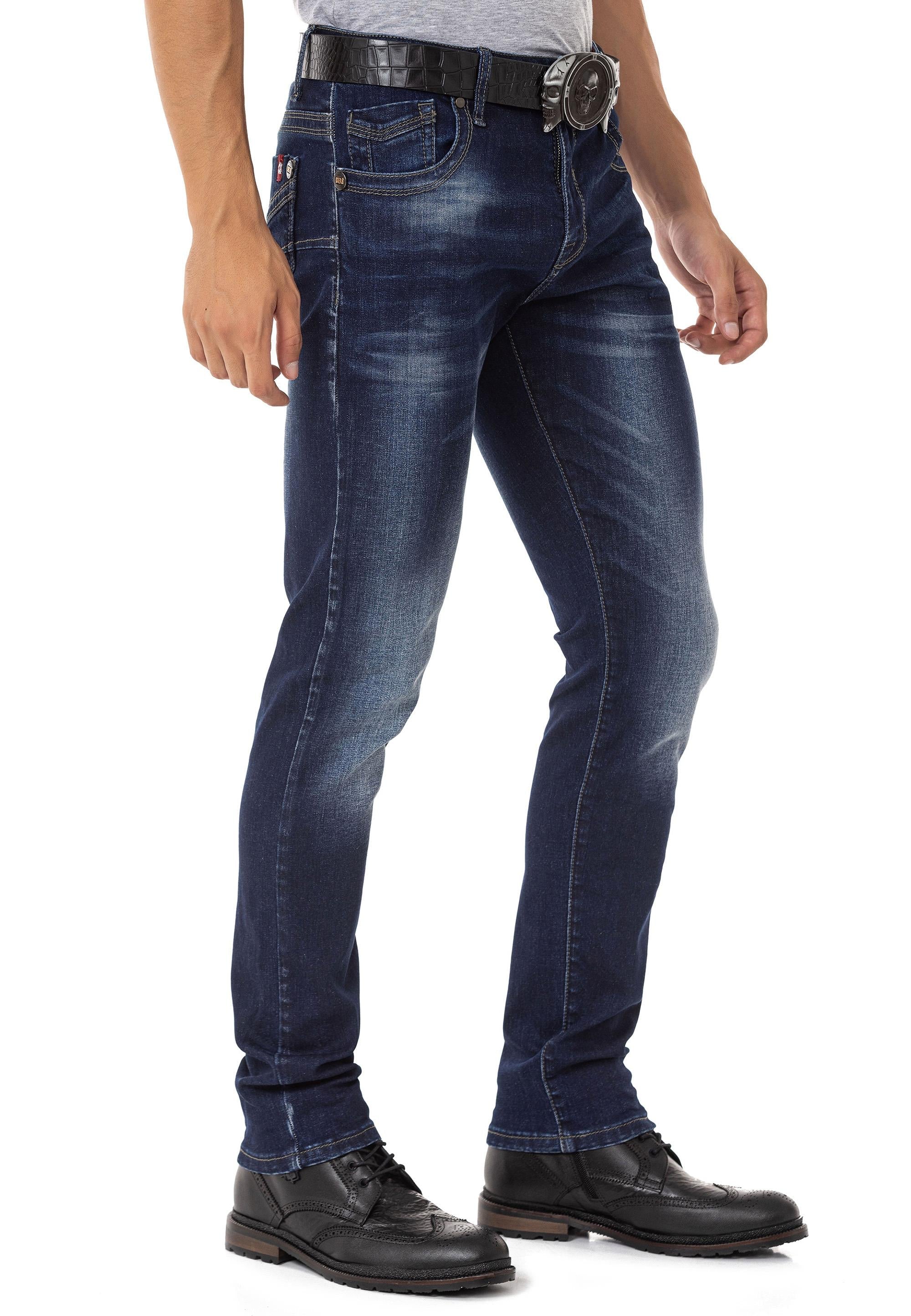 CD811 Velvet-Look Ribbed Men's Pants